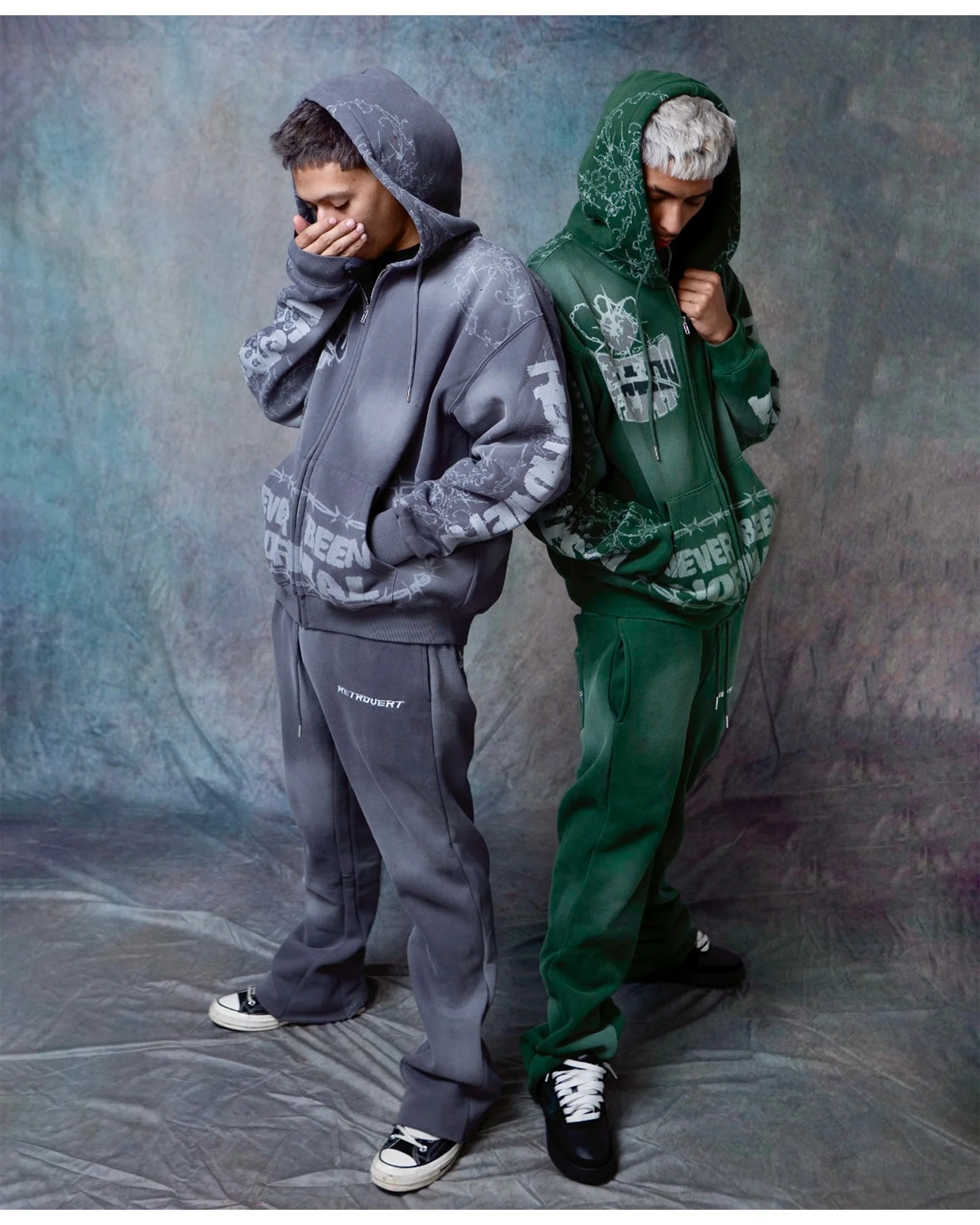 DESTROYER MATCHING ZIP-UP GREY - Image 7