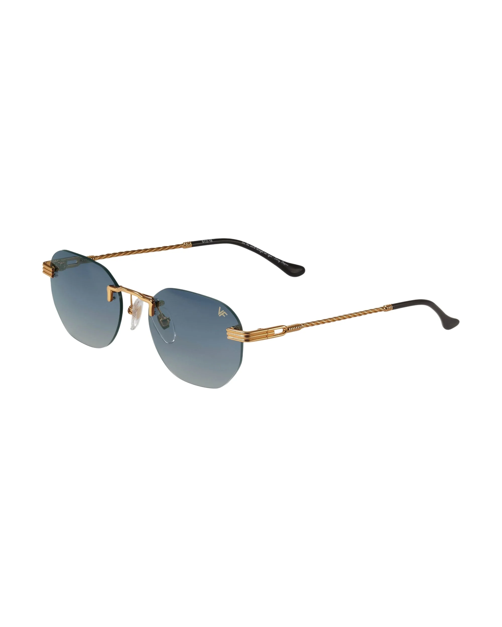Detroit Player Rimless Drill Mount 24KT Gold - Image 68