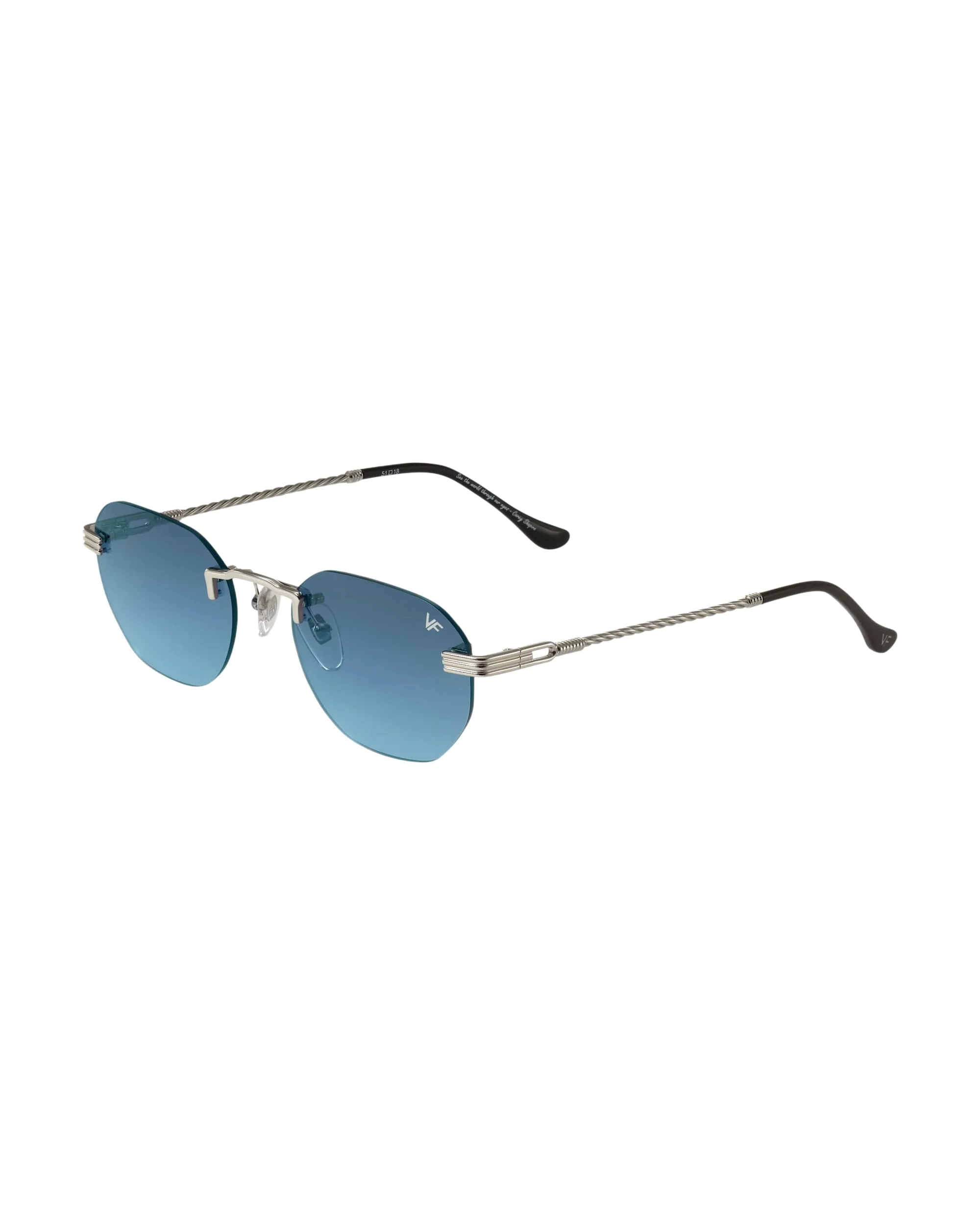 Detroit Player Rimless Drill Mount 24KT White Gold - Image 2