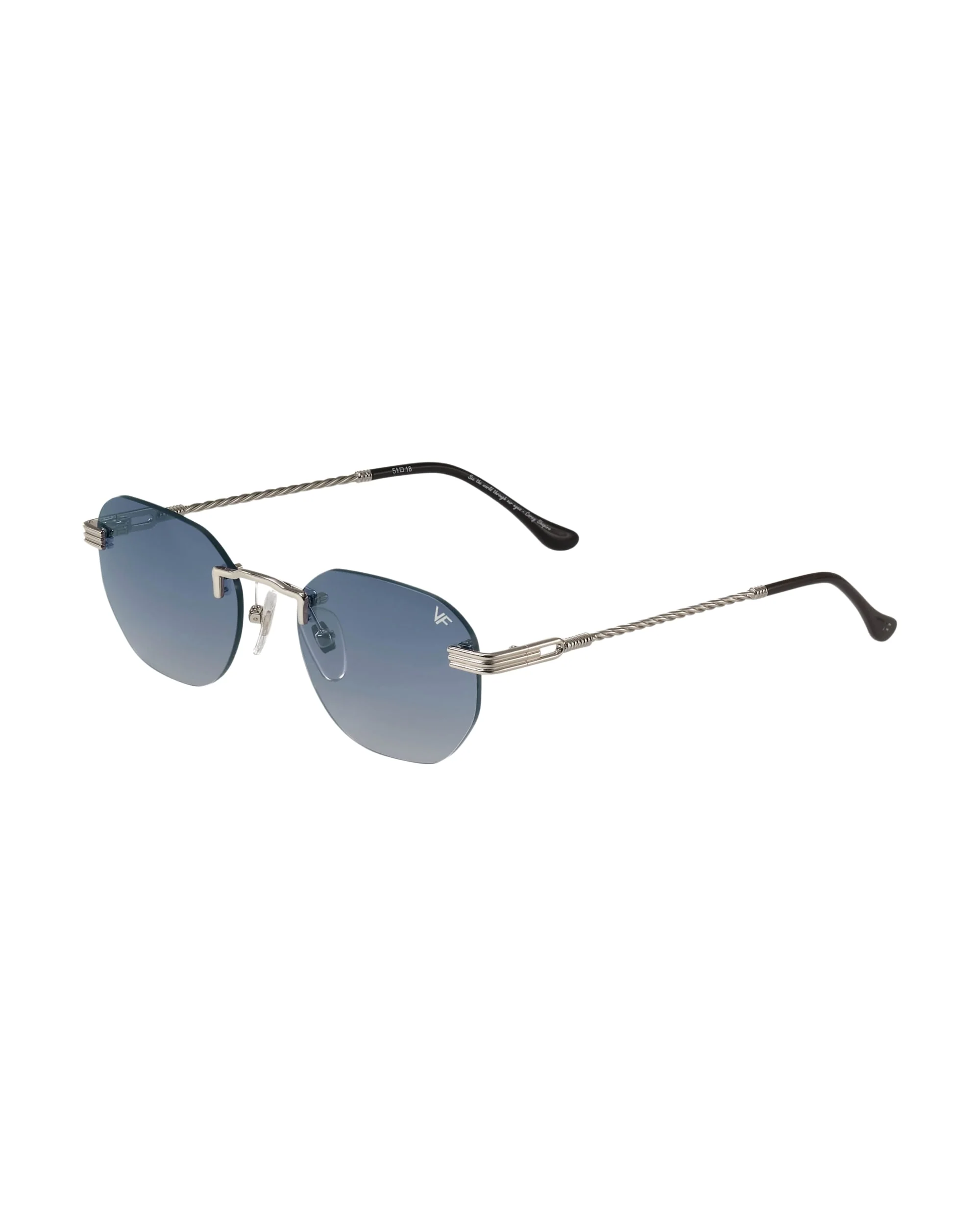 Detroit Player Rimless Drill Mount 24KT White Gold - Image 42