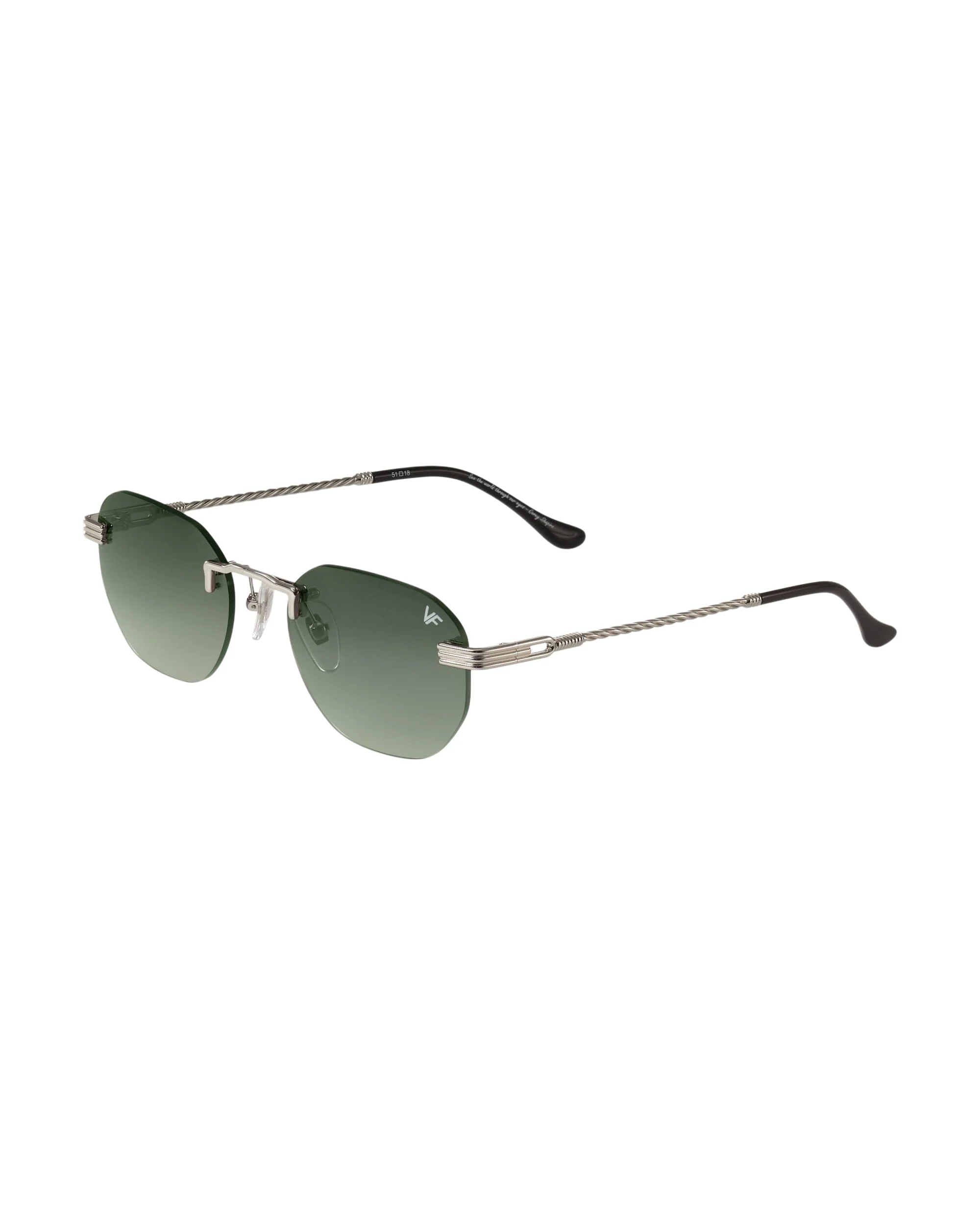 Detroit Player Rimless Drill Mount 24KT White Gold - Image 6