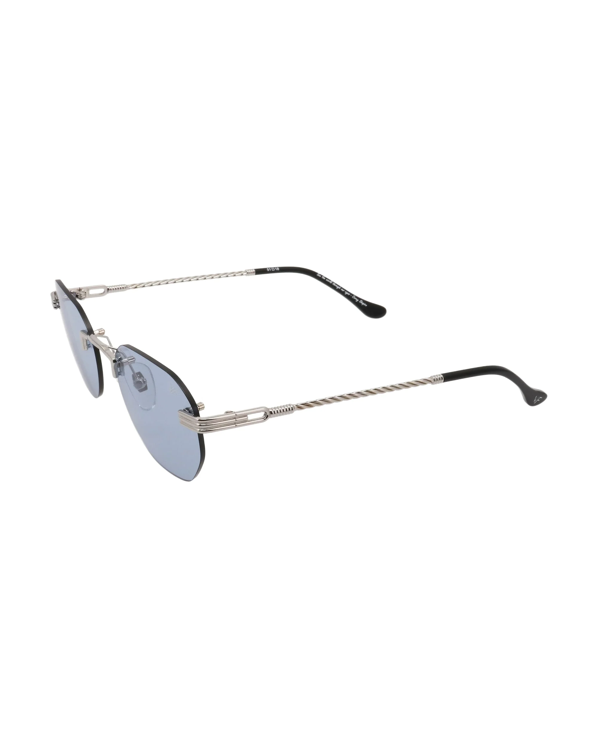 Detroit Player Rimless Drill Mount 24KT White Gold - Image 76