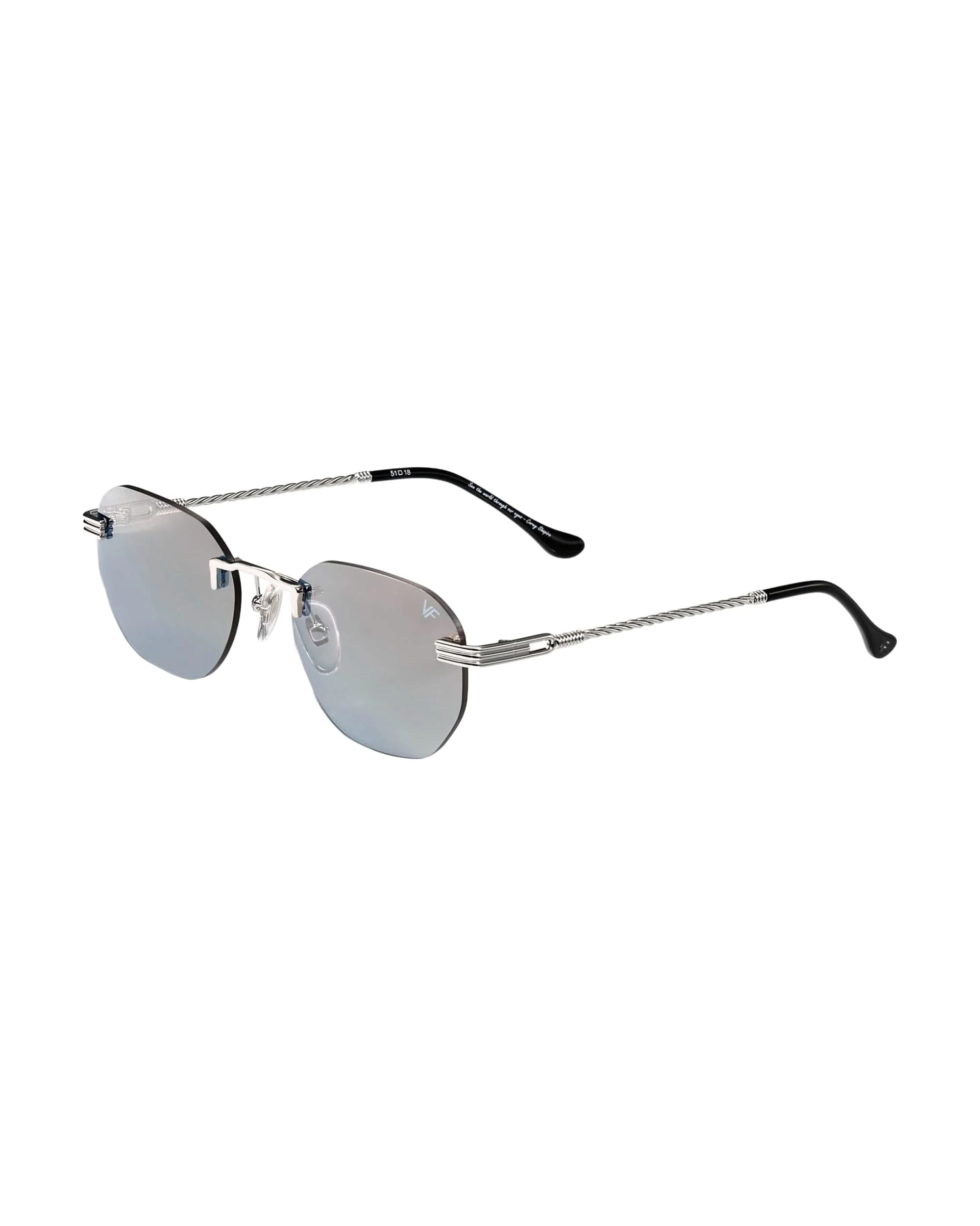 Detroit Player Rimless Drill Mount 24KT White Gold - Image 8