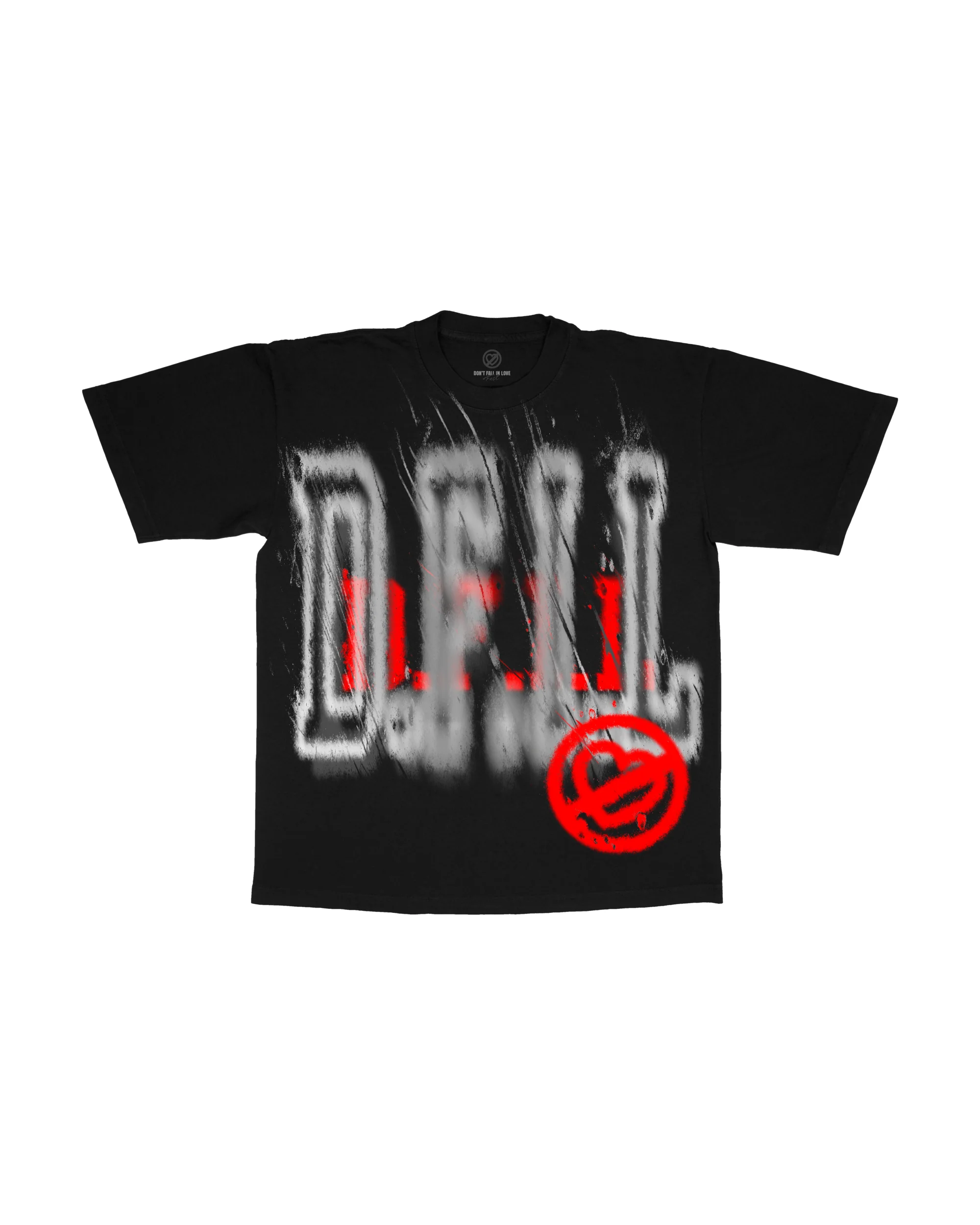 DFIL -  BLACK S/S TEE