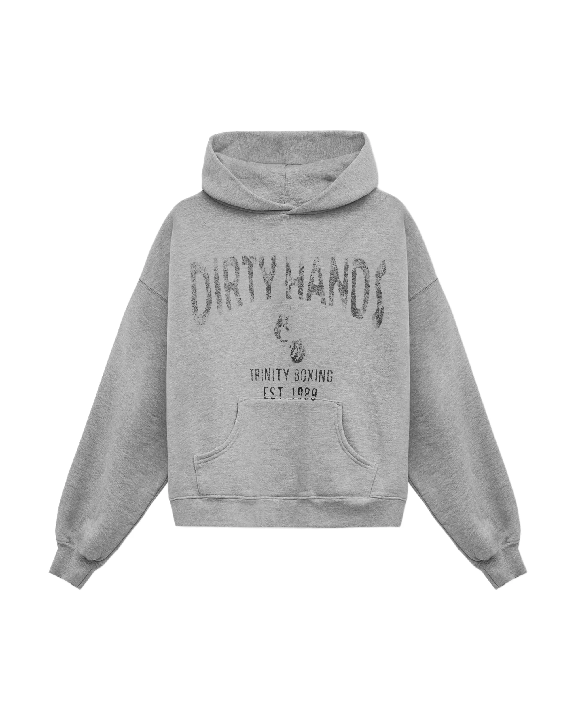 Dirty Hands Hoodie - Heather-Grey