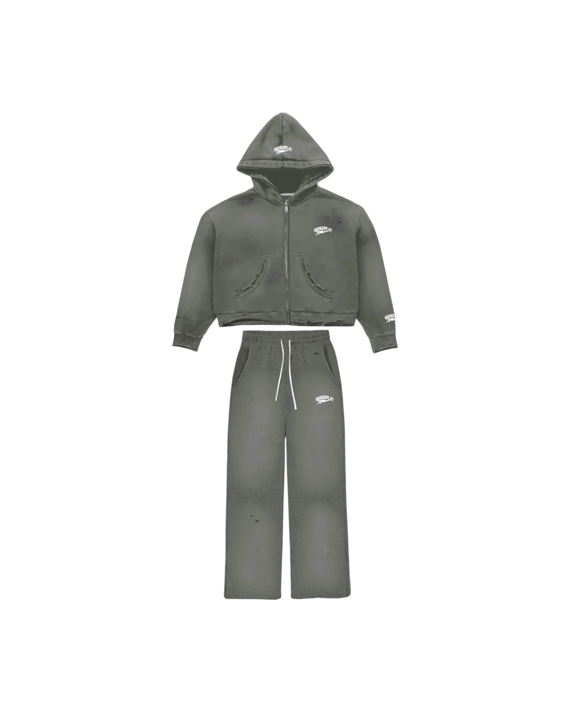 Distress Sweatsuit - Green