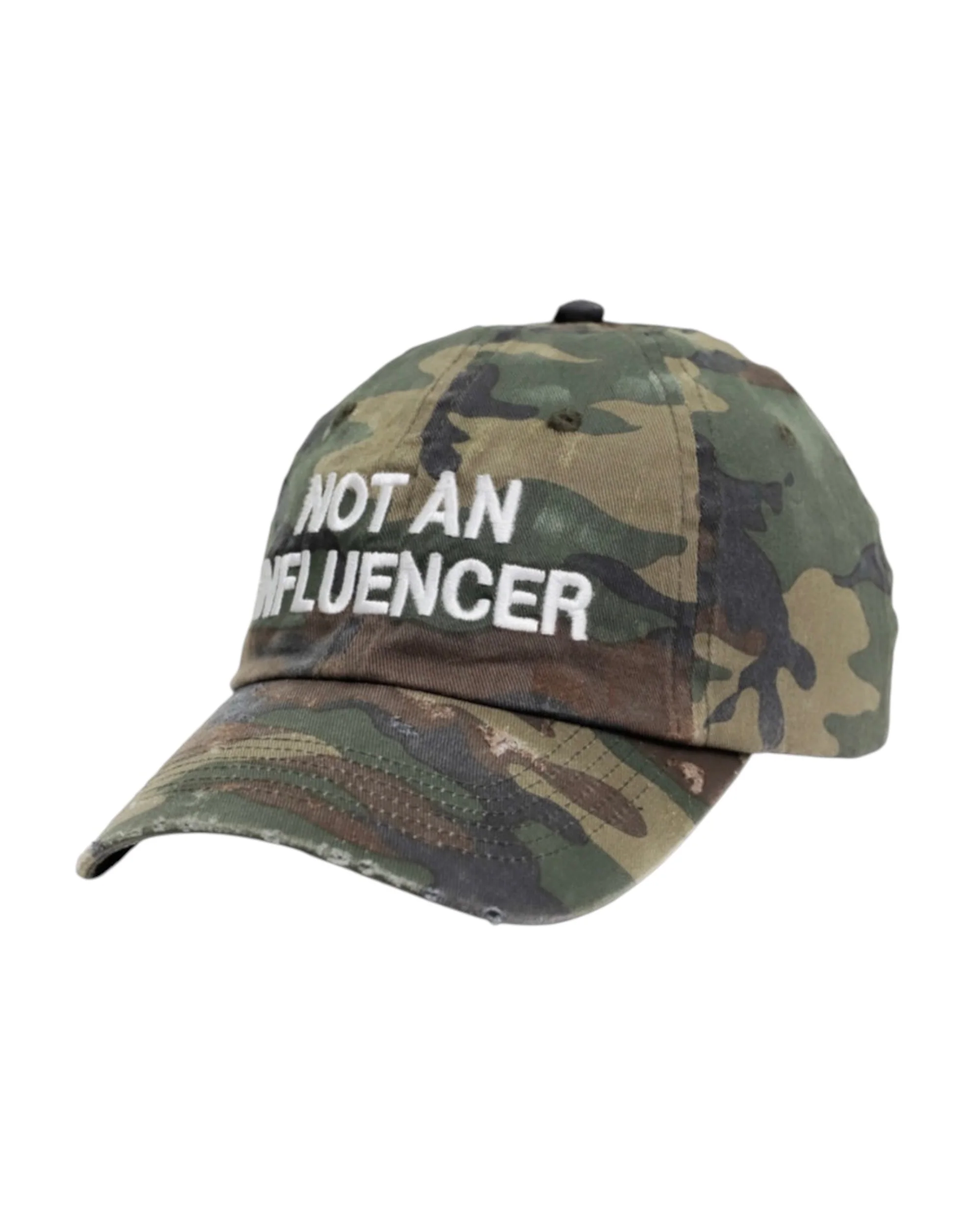 Distressed Dad Hat - Camo - Image 3