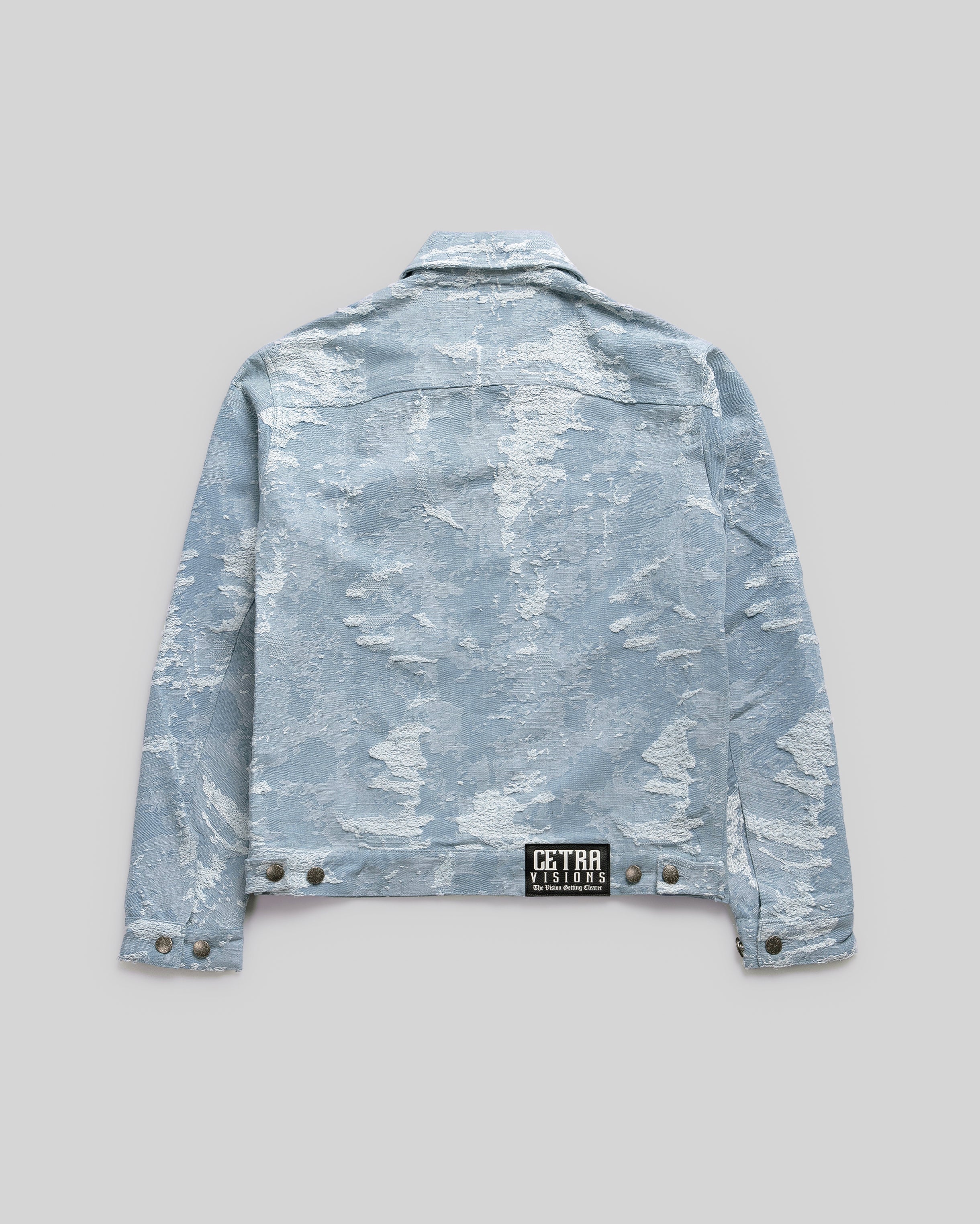 DISTRESSED DENIM JACKET - Image 12