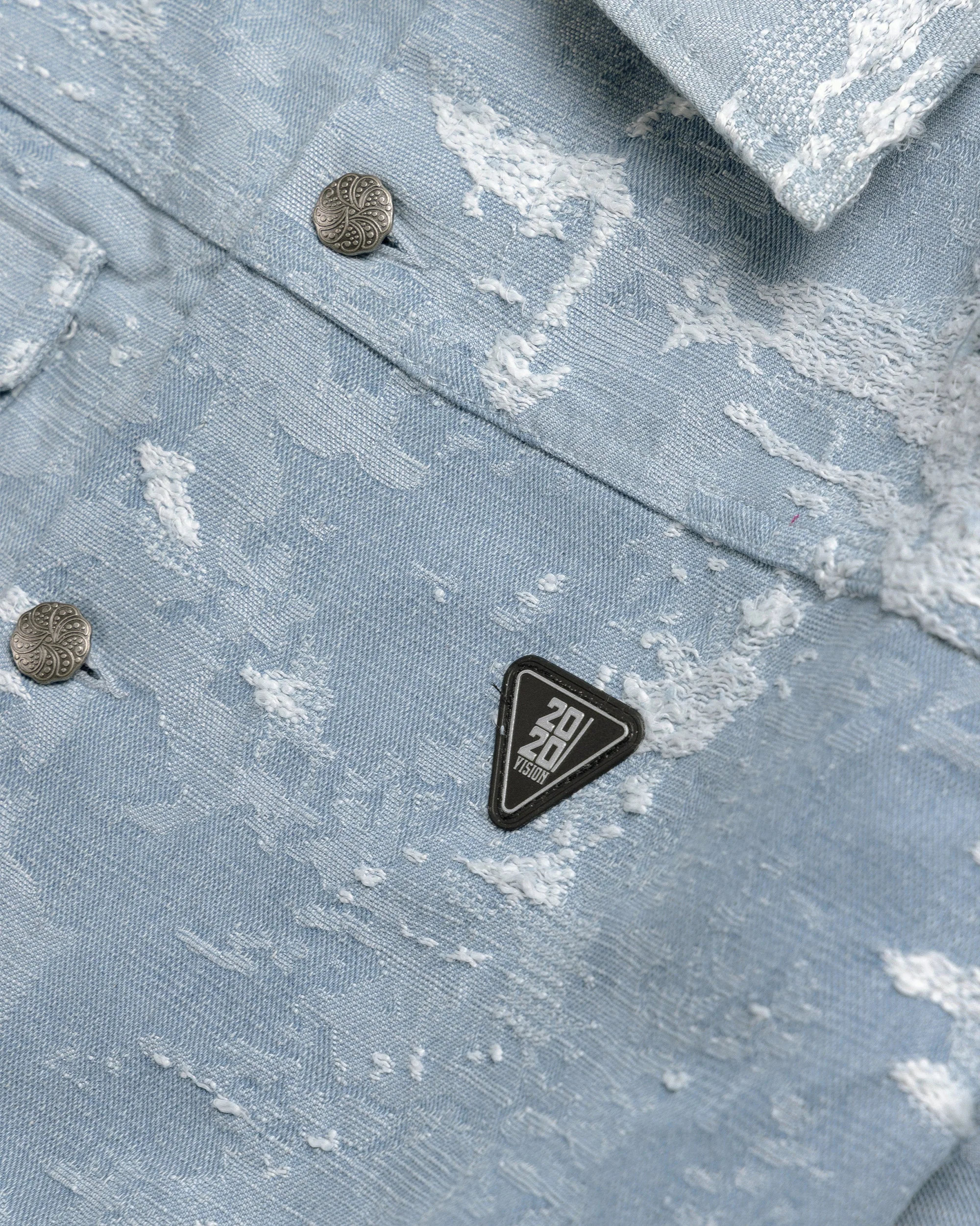 DISTRESSED DENIM JACKET - Image 4