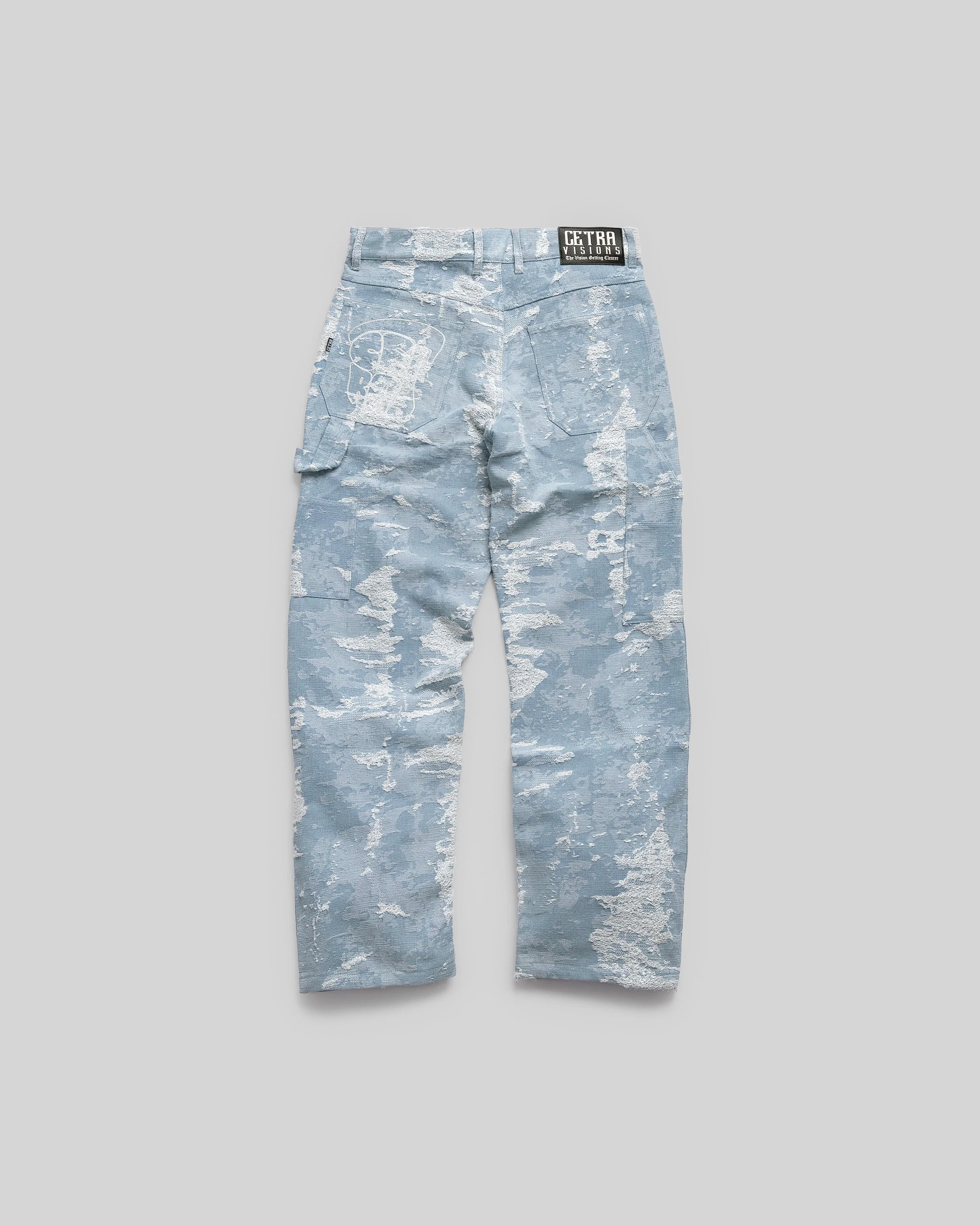 DISTRESSED DENIM PANTS - Image 7