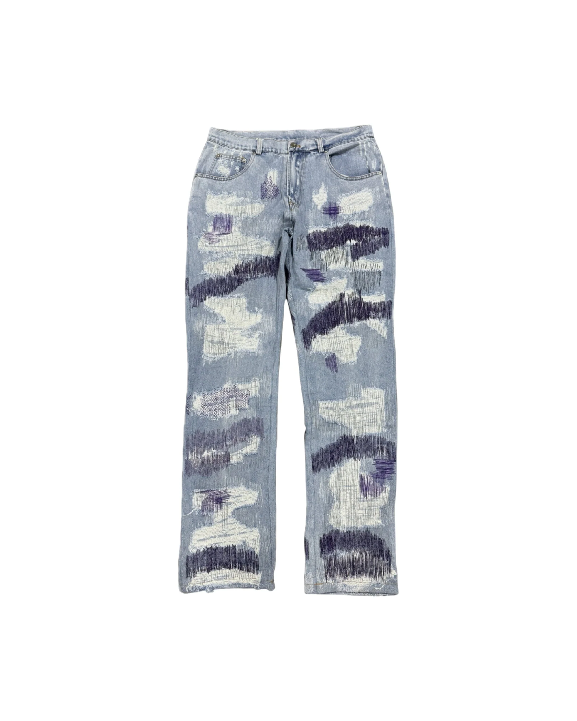 Distressed Denim - Purple