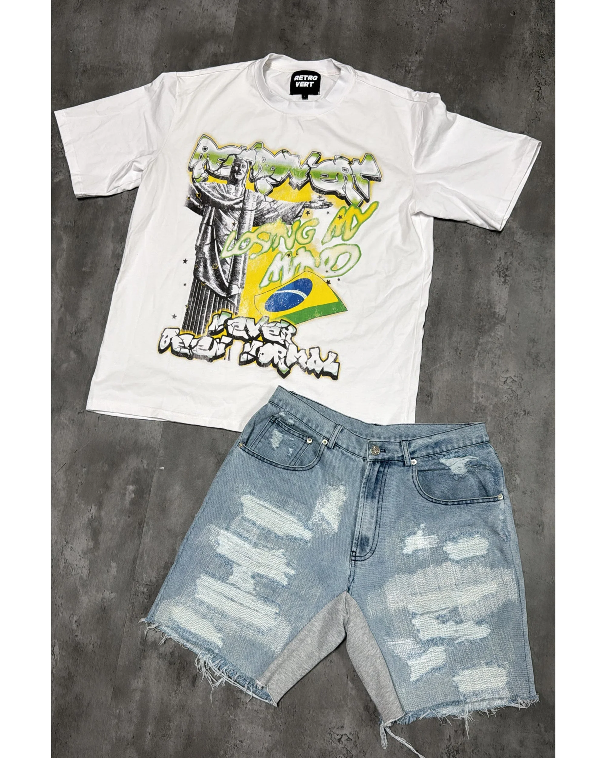 Distressed Denim Shorts - Image 8