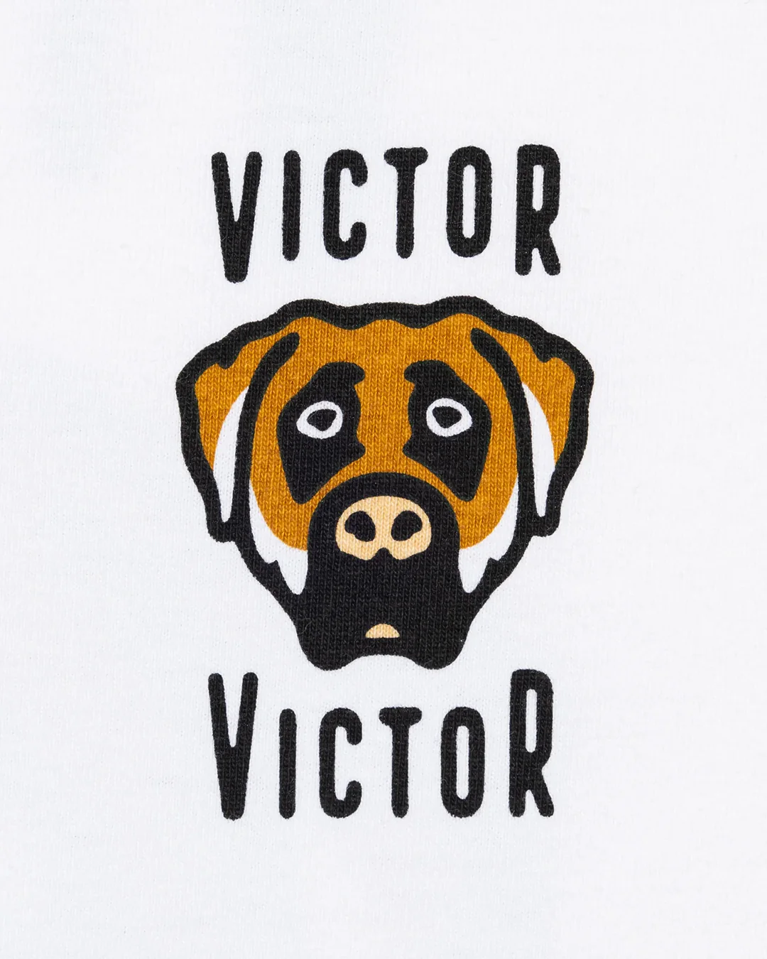 DOG LOGO LONGSLEEVE T-SHIRT (WHITE) - Image 3