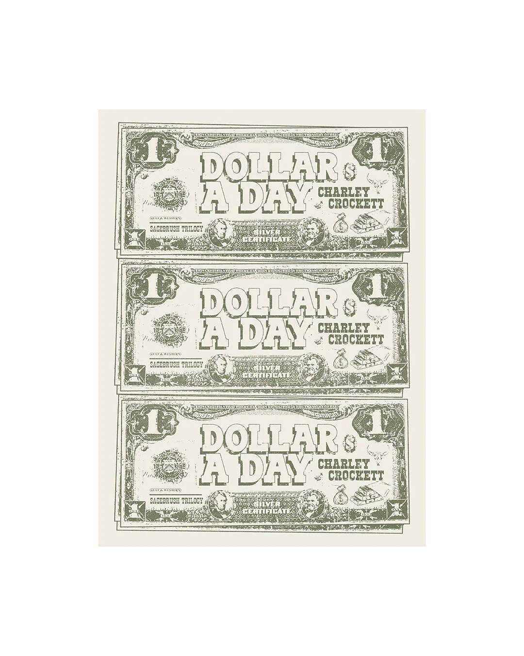Dollar A Day Poster