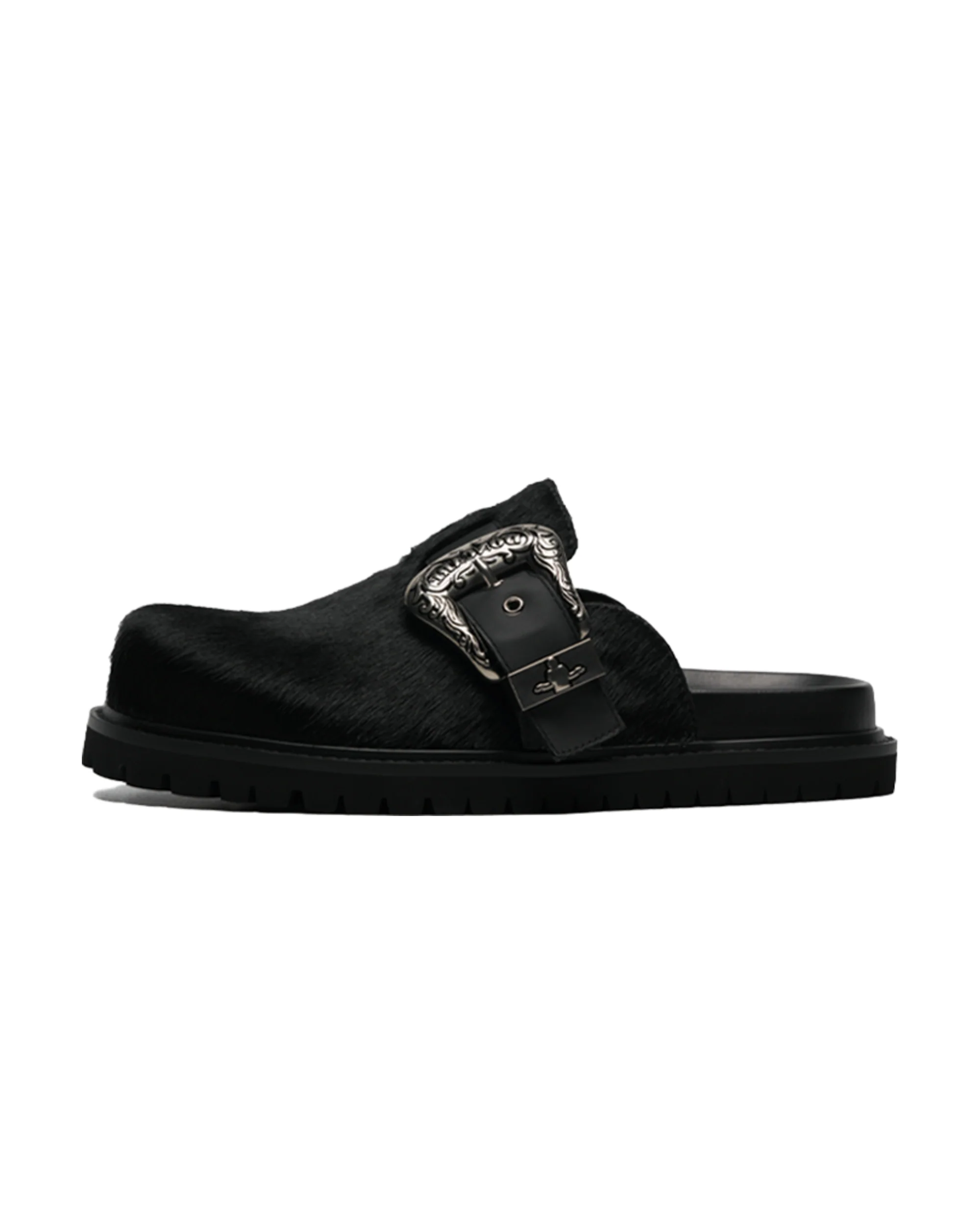DONCARE 24 LEATHER METAL MULES - BLACK - Image 12