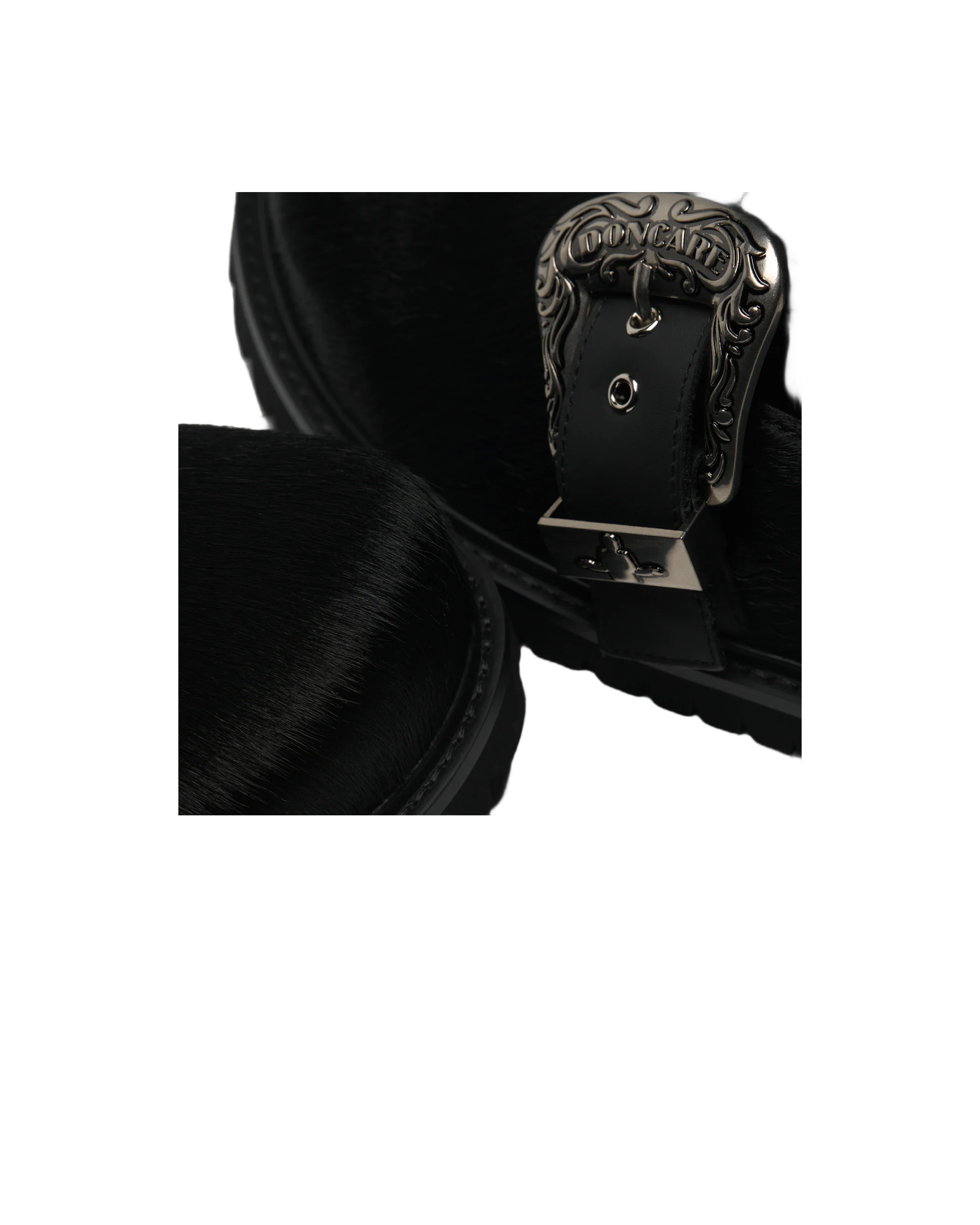 DONCARE 24 LEATHER METAL MULES - BLACK - Image 7