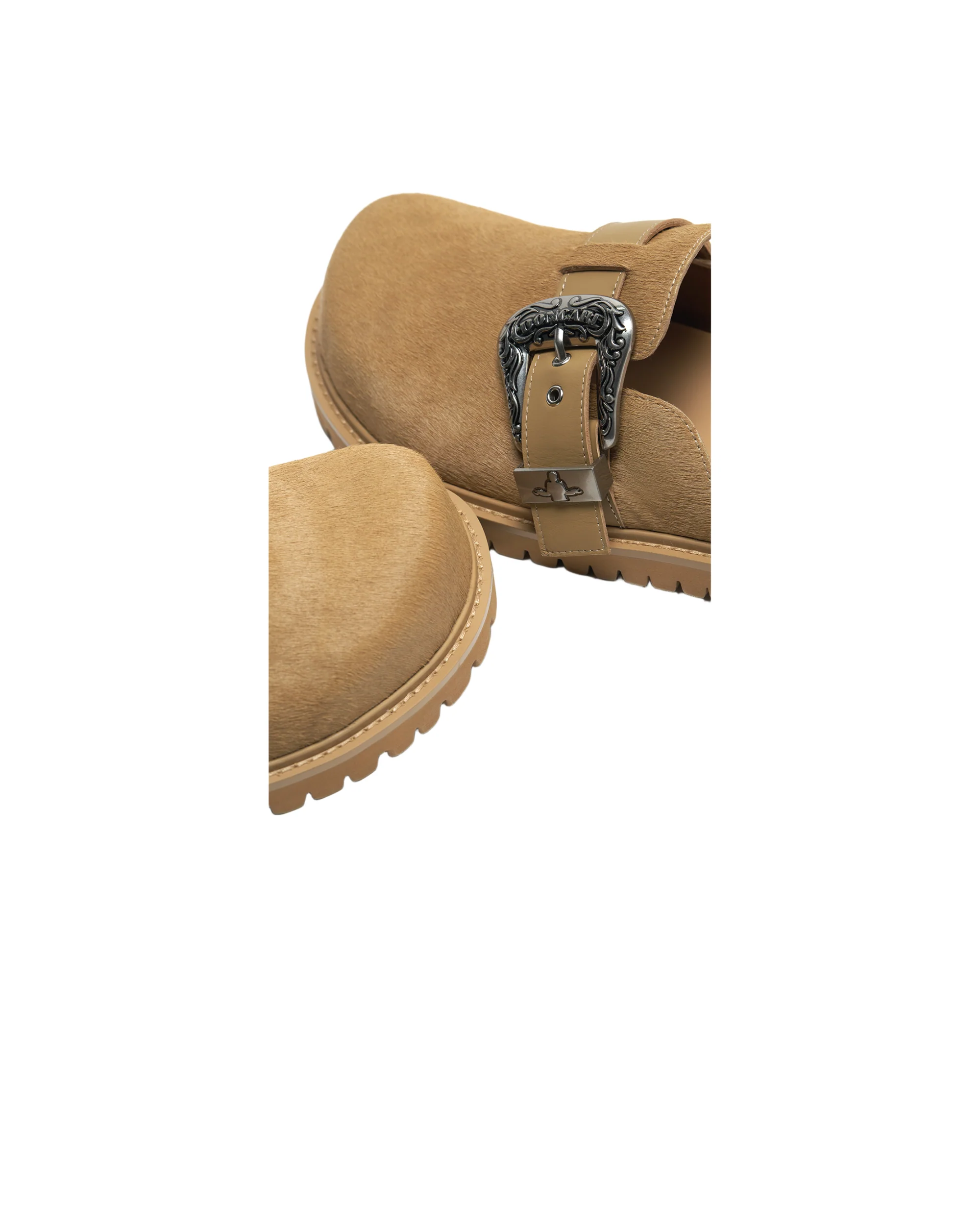 DONCARE 24 LEATHER METAL MULES - SAND - Image 11