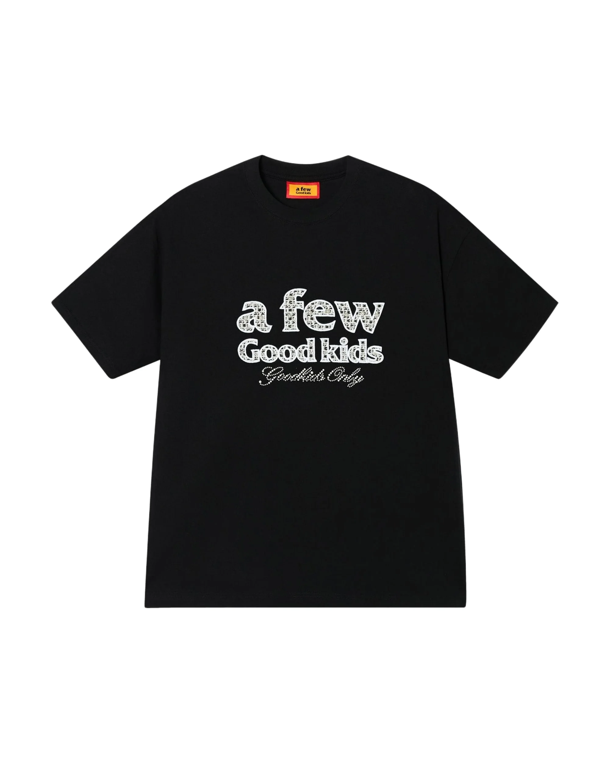 (AFGK) Embroidered tweed logo tee - Image 13