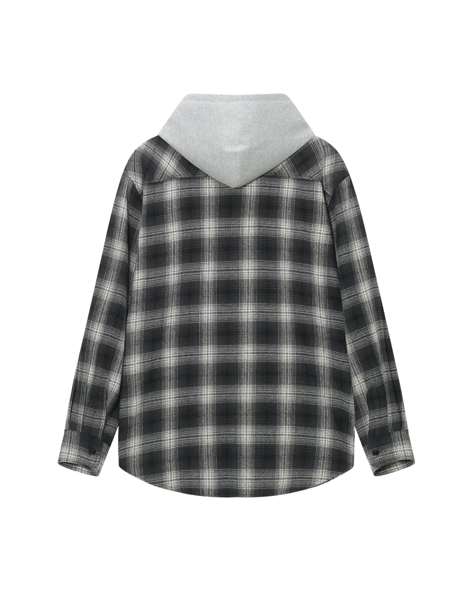 (AFGK) Hooded Check Shirt - Image 7