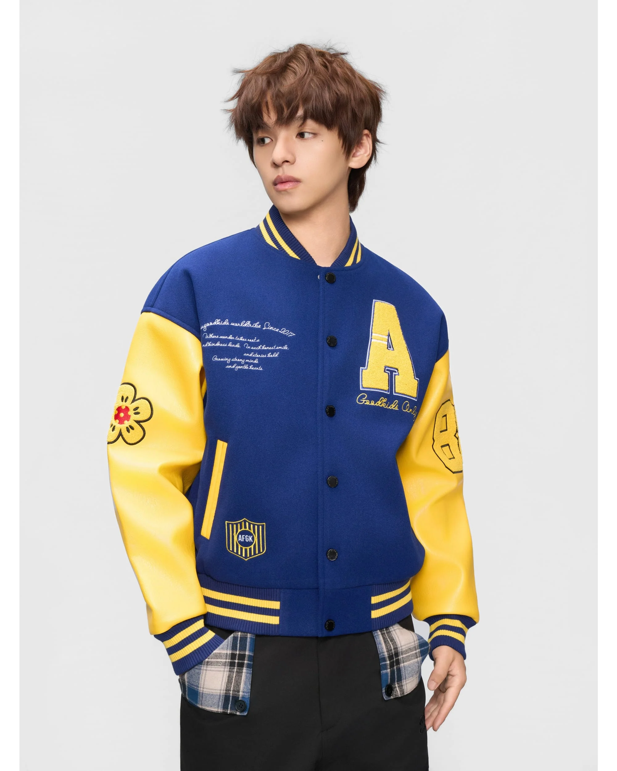 (AFGK) Logo badge varsity jacket - Image 3