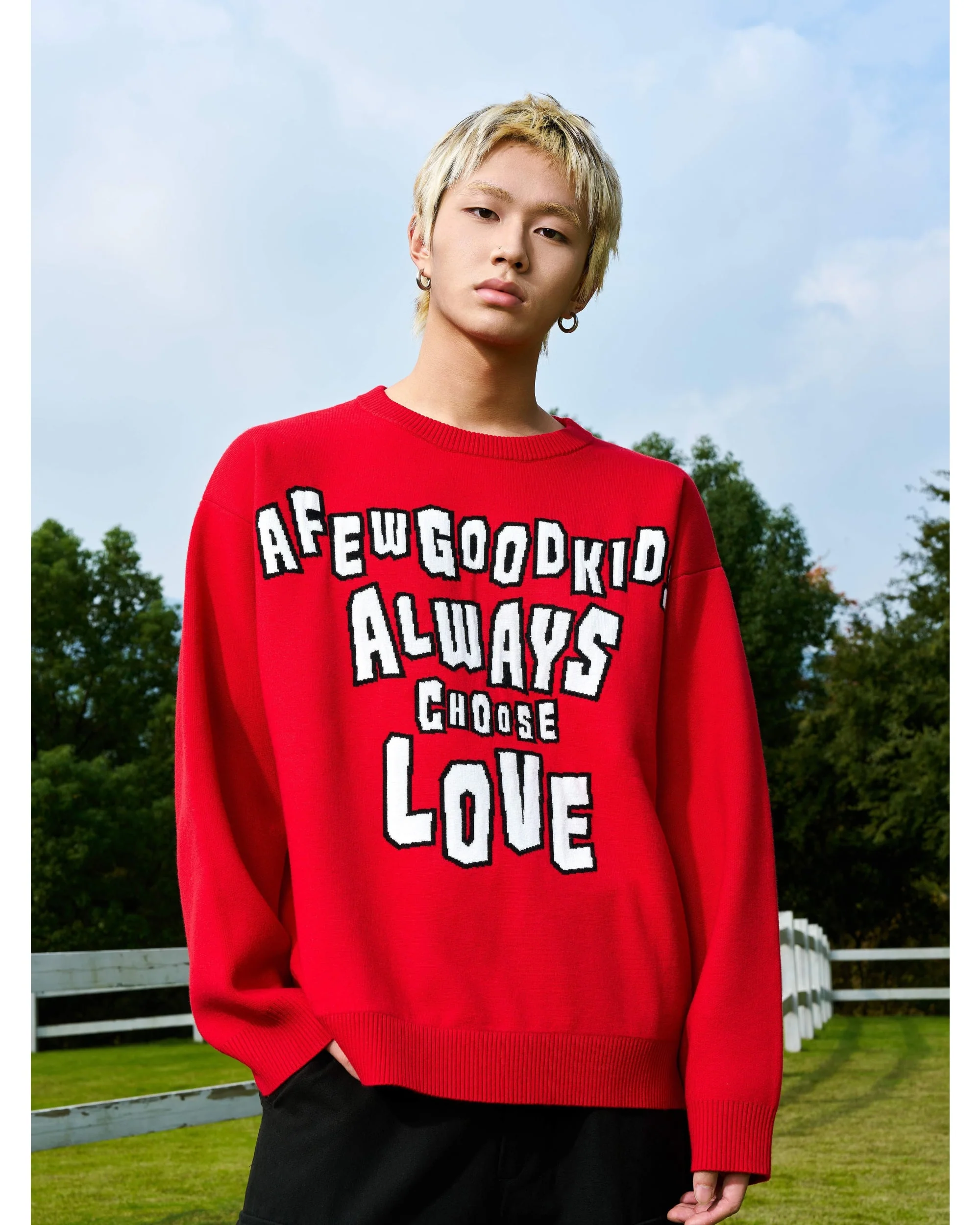 (AFGK) Love Logo Sweater - Image 2