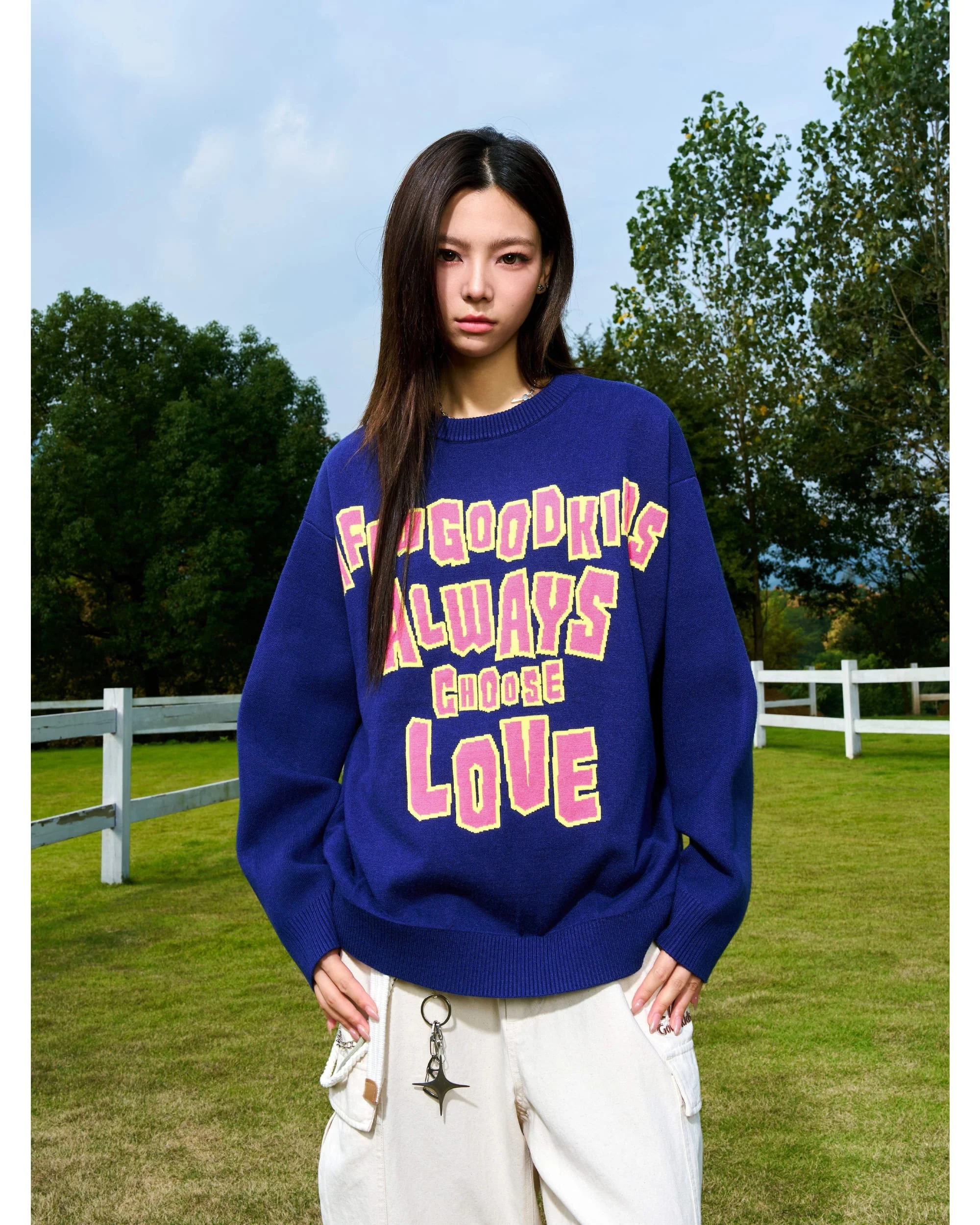 (AFGK) Love Logo Sweater - Image 7