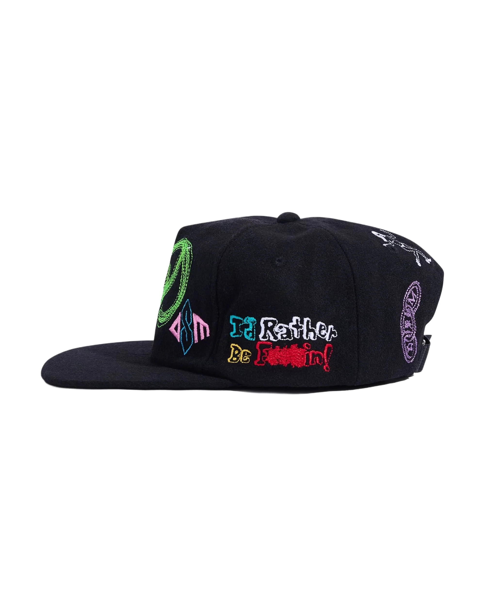 Doodle Hat - Black/Multi - Image 4