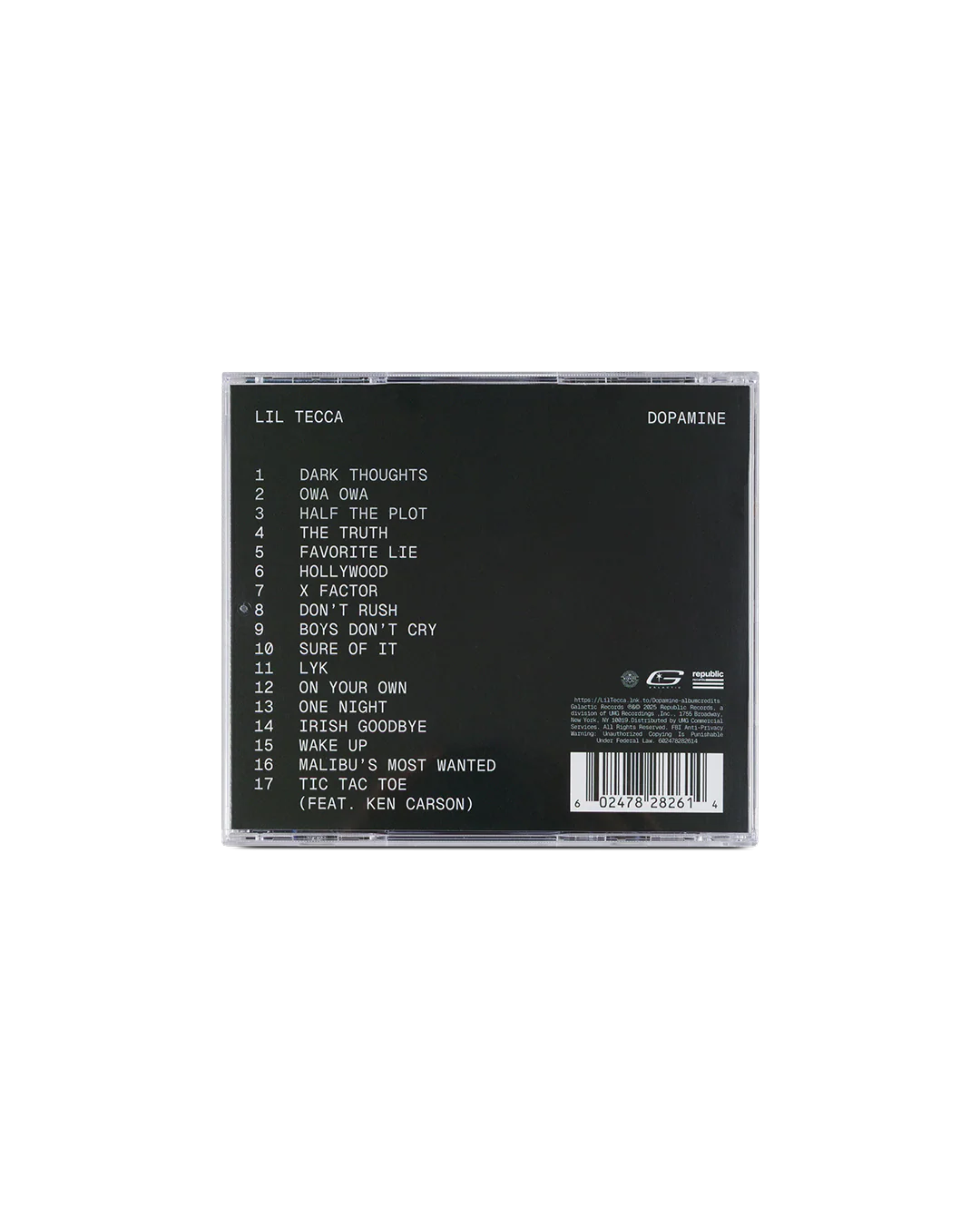DOPAMINE SIGNED CD - Image 2