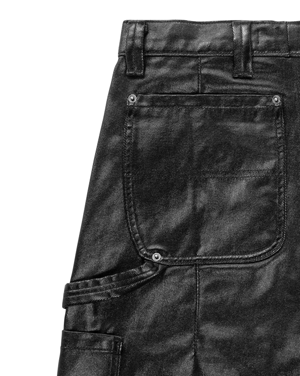 Double Knees WAXED BLACK - Image 10