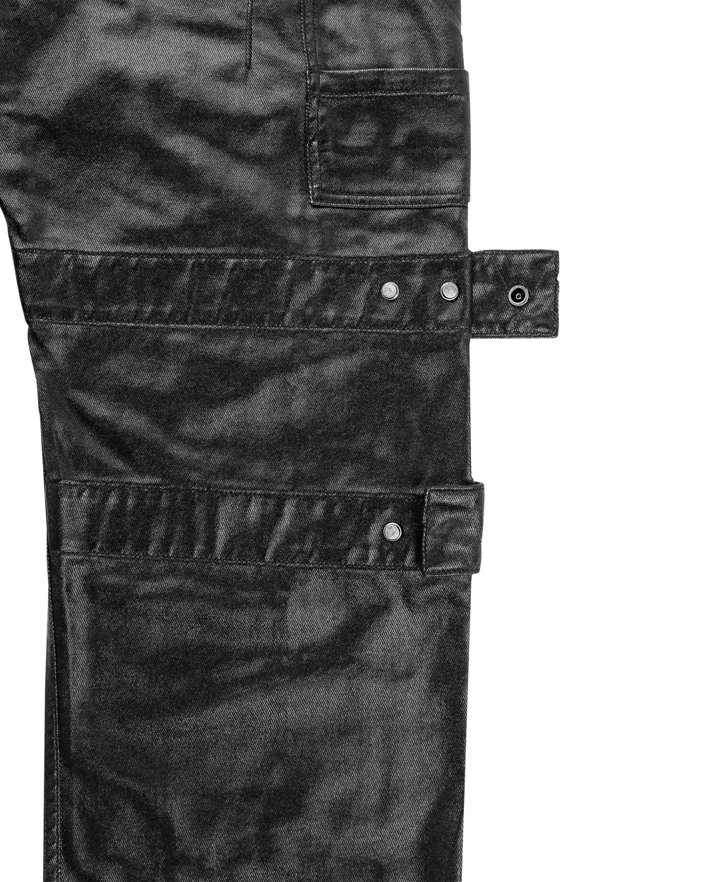 Double Knees WAXED BLACK - Image 12