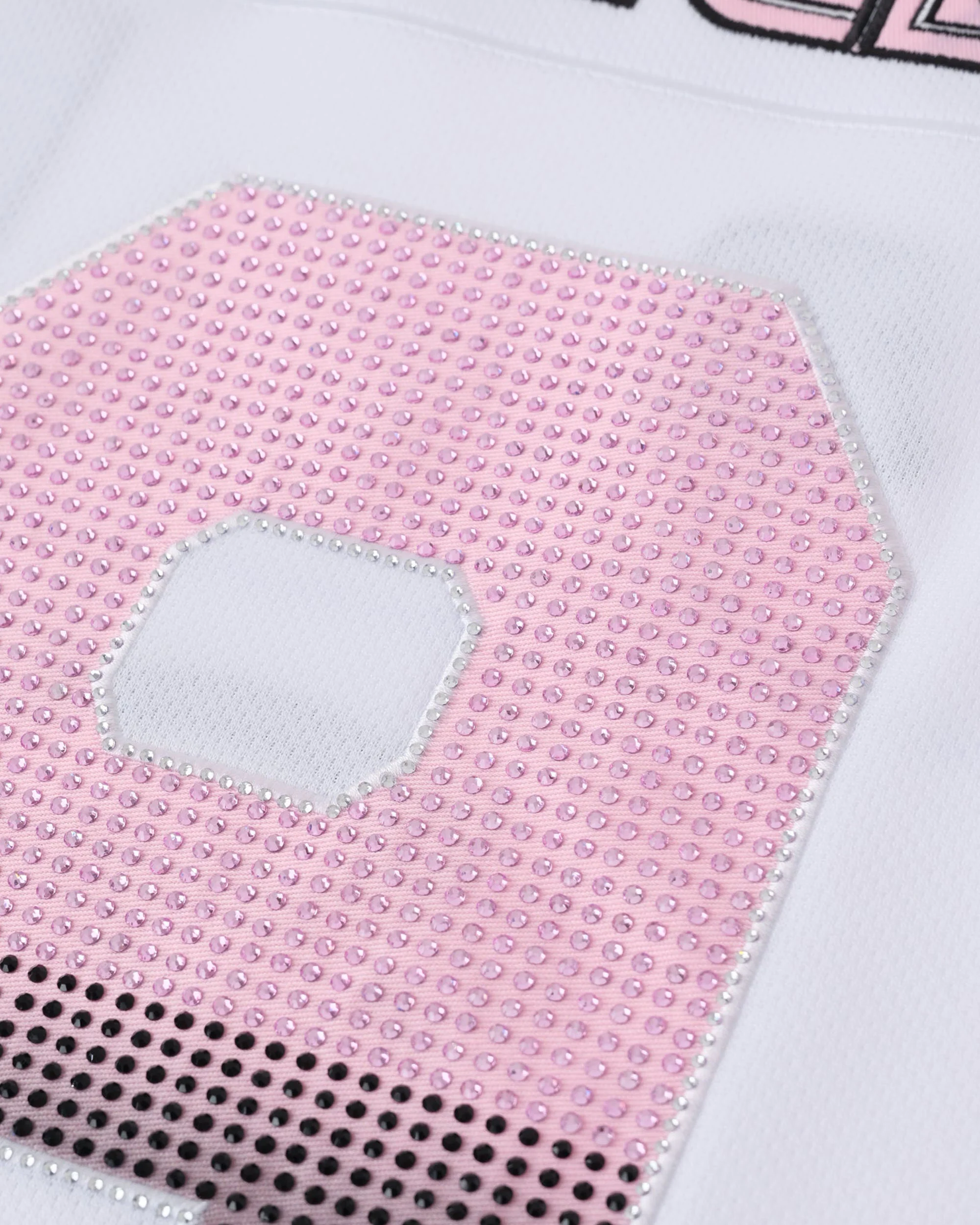 Double Lion Rhinestone Jersey in PINK - Image 10