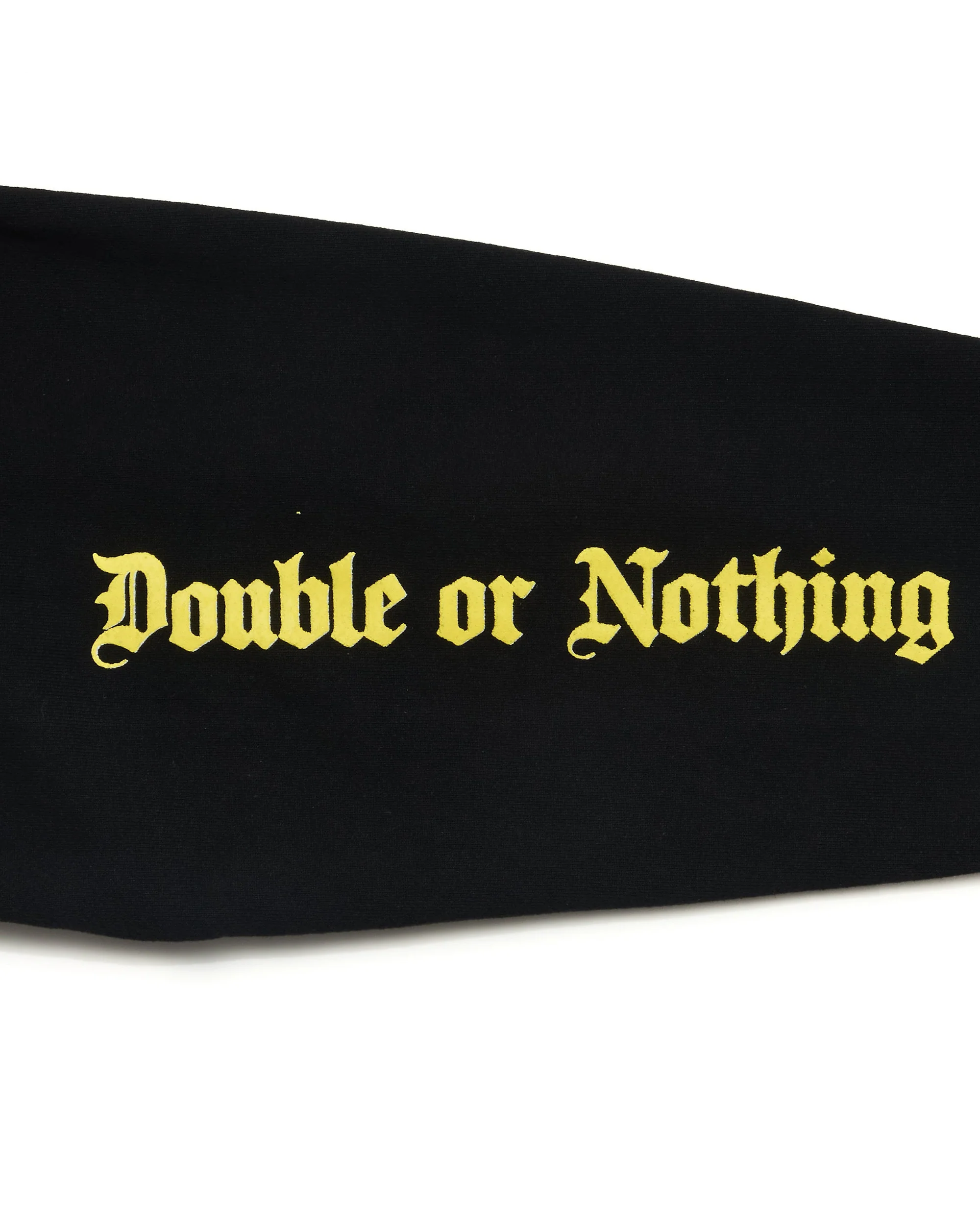 Double Or Nothing Zip Hoodie (Black) - Image 5