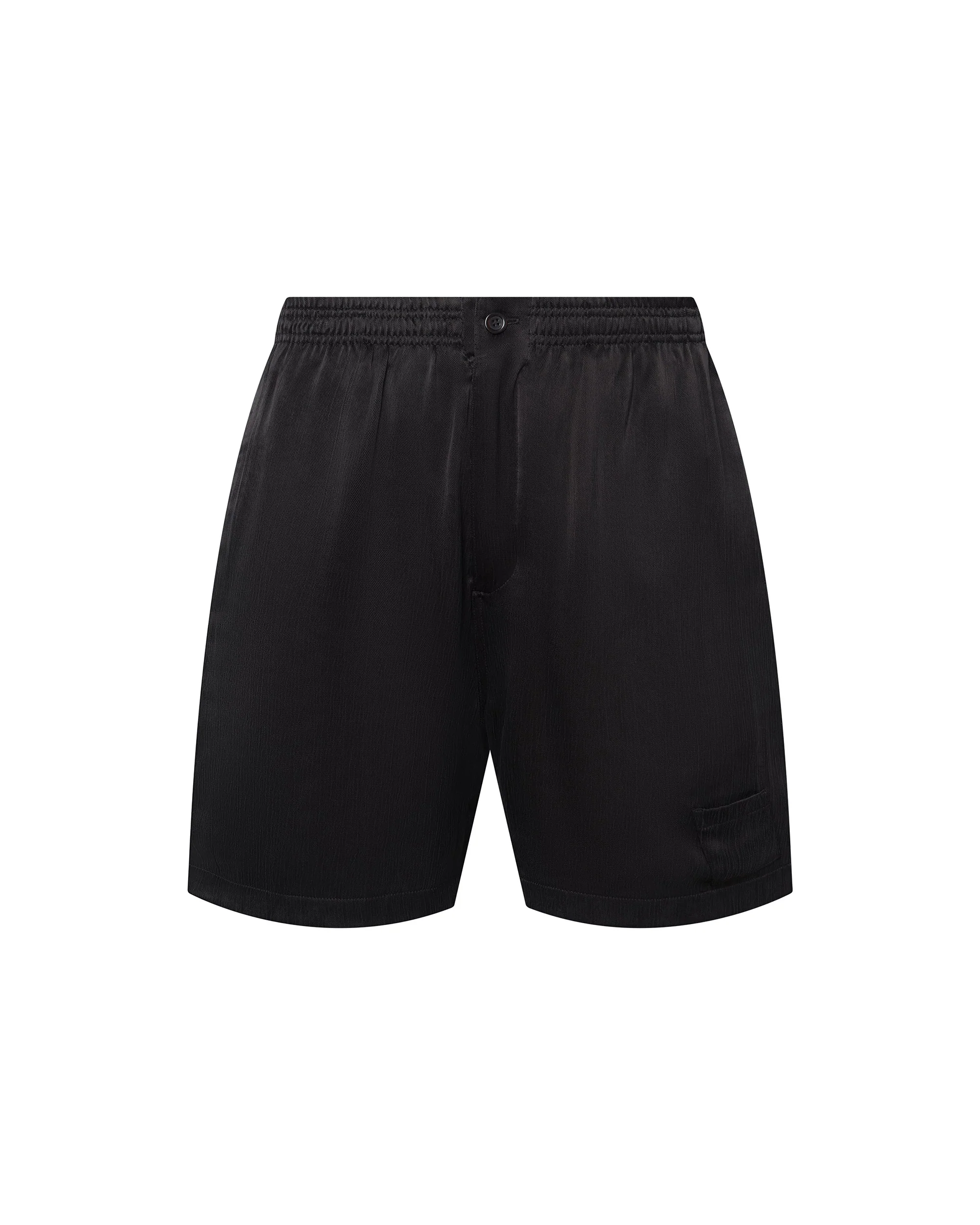 Double Pocket Black Shorts