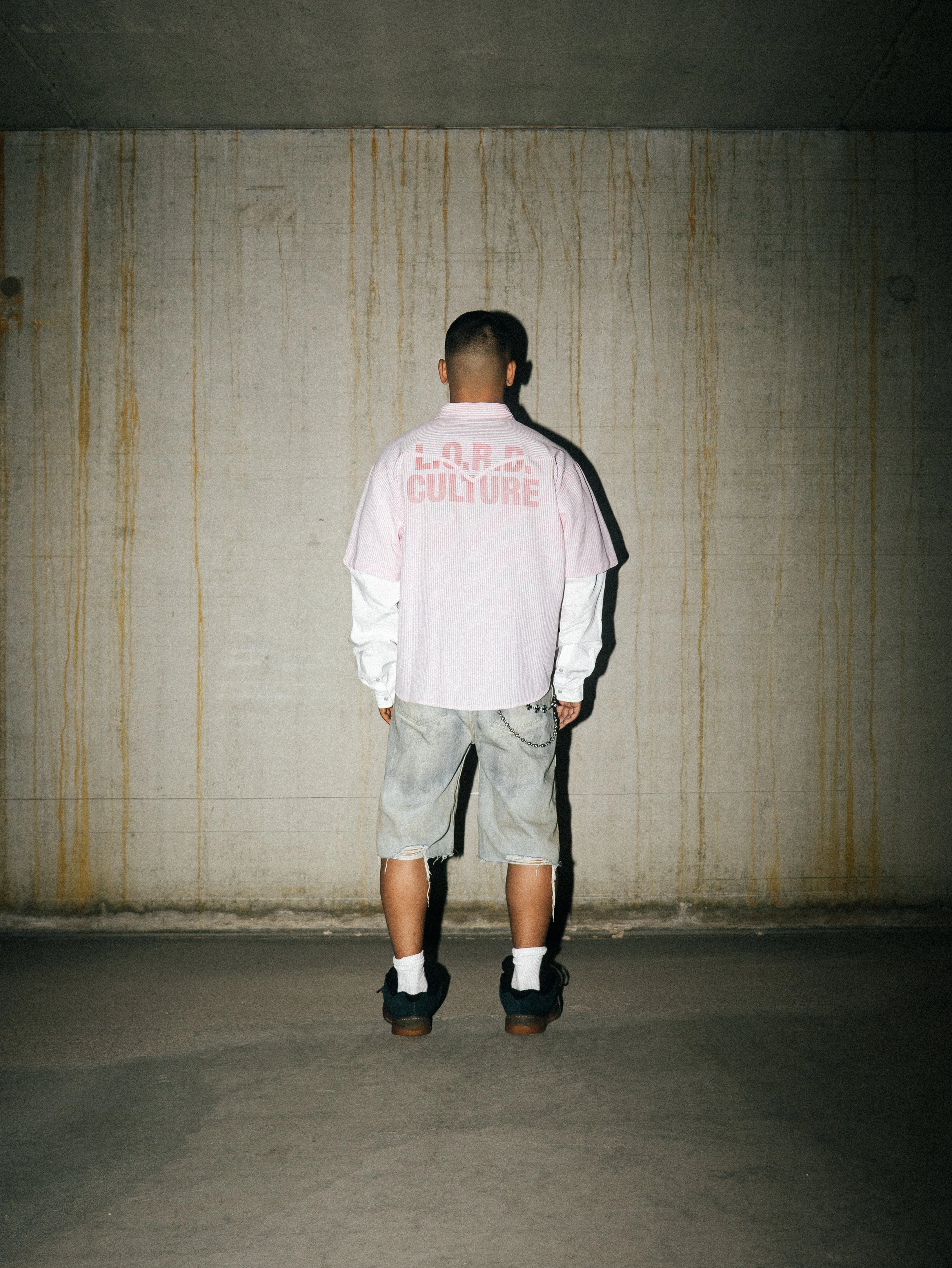 DOUBLE SLEEVE SHIRT – WHITE/PINK - Image 10