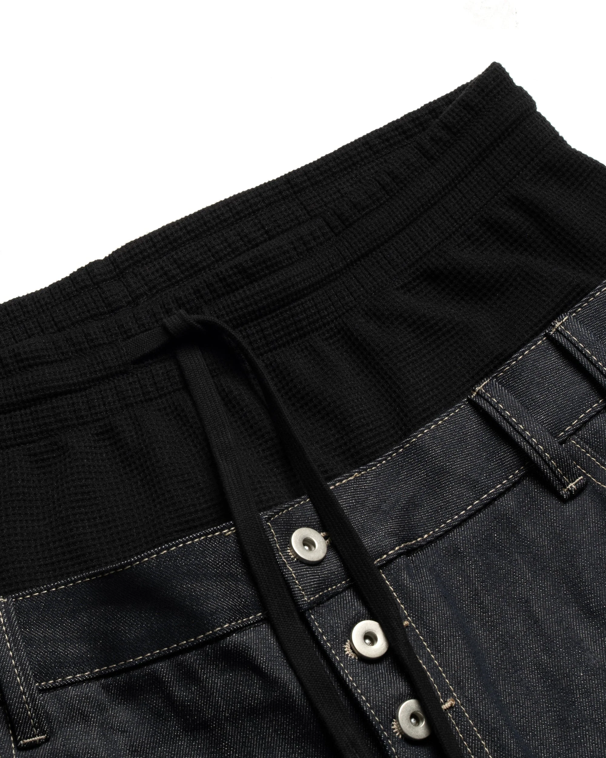 DOUBLE-WAIST RAW DENIM JEANS - Image 11