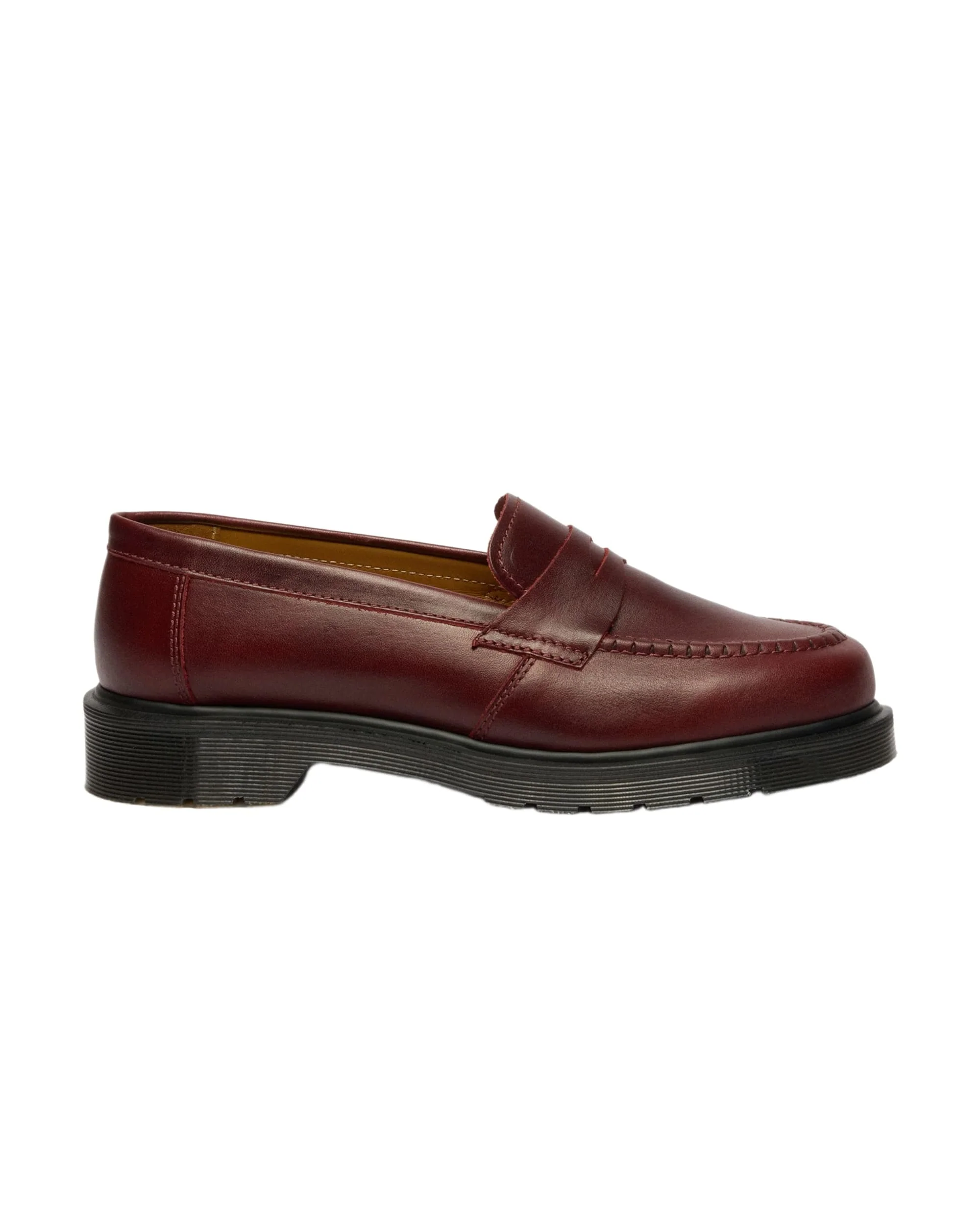 DR. MARTENS CLASSIC CALF REFINED LOAFER - BURGUNDY