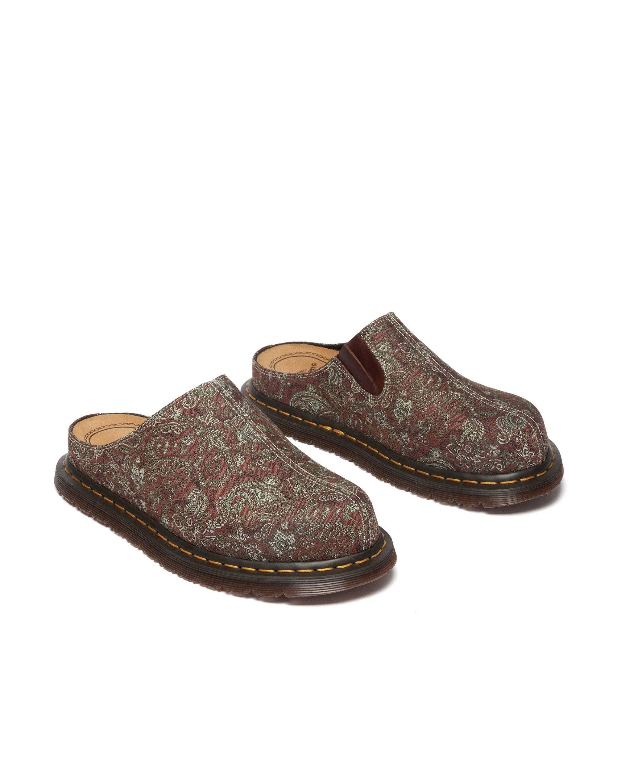 DR. MARTENS JACQUARD SAN MULE RED - Image 3
