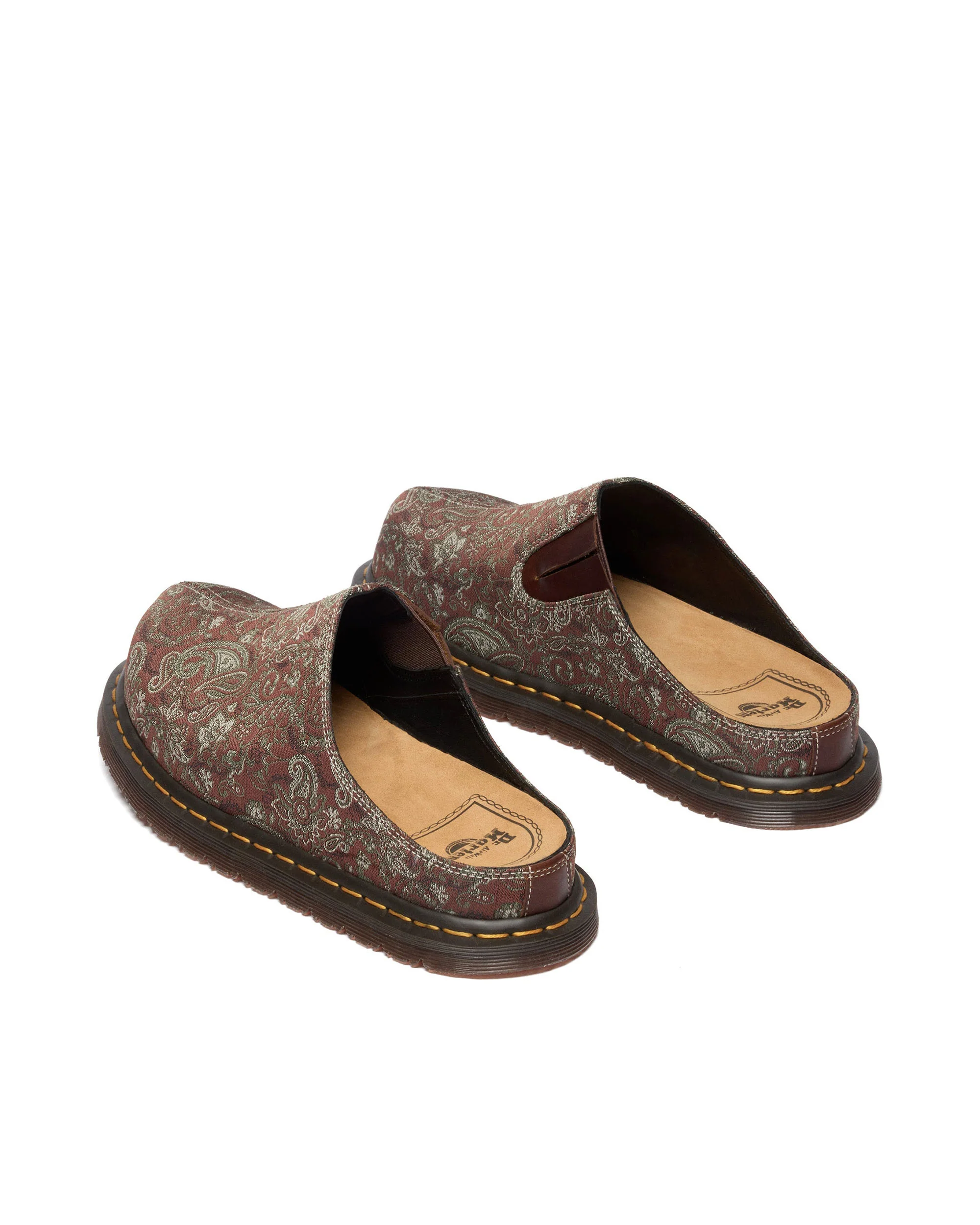 DR. MARTENS JACQUARD SAN MULE RED - Image 4