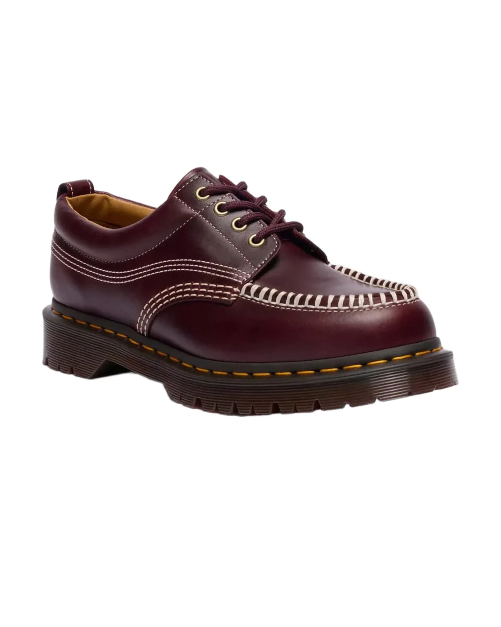 Dr. Martens Lowell Moc Toe Shoes - Cherry - Image 5