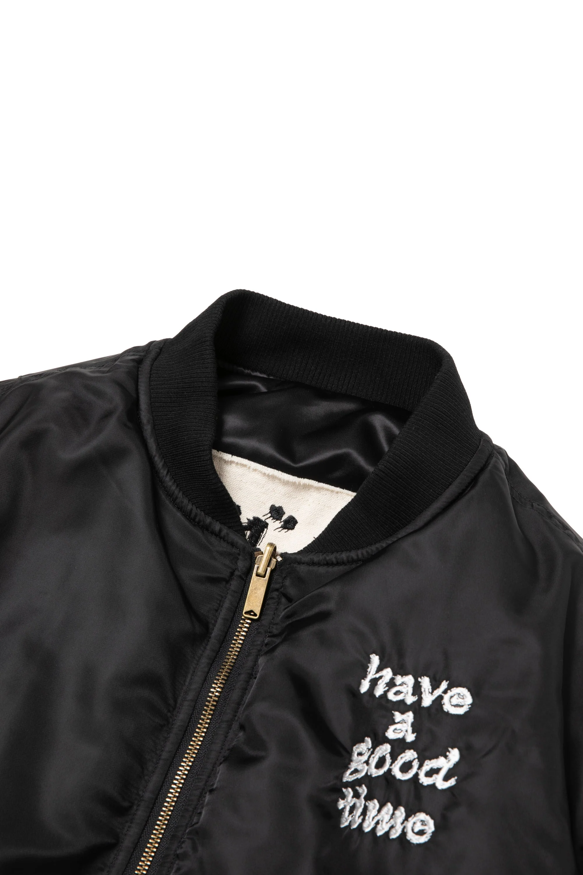 DRAGON CIRCLE REVERSIBLE MA-1 JACKET BLACK - Image 12
