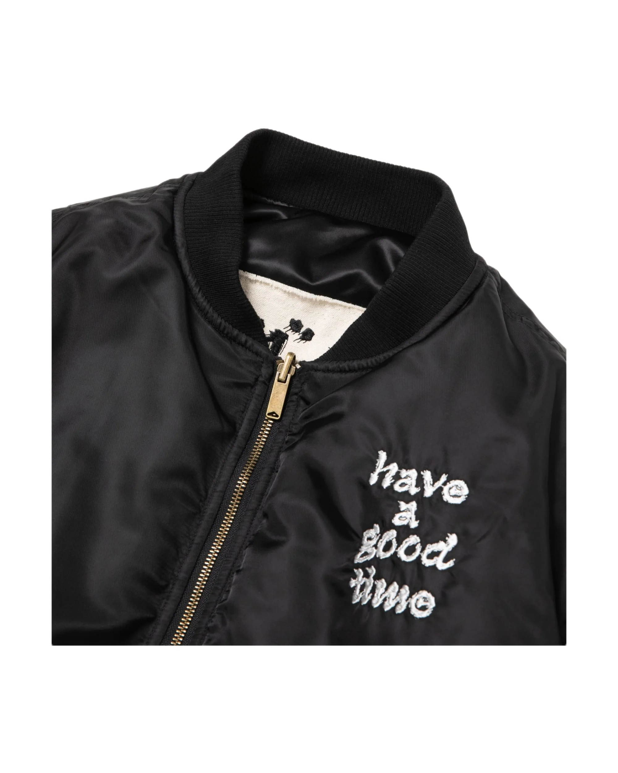 DRAGON CIRCLE REVERSIBLE MA-1 JACKET BLACK - Image 7