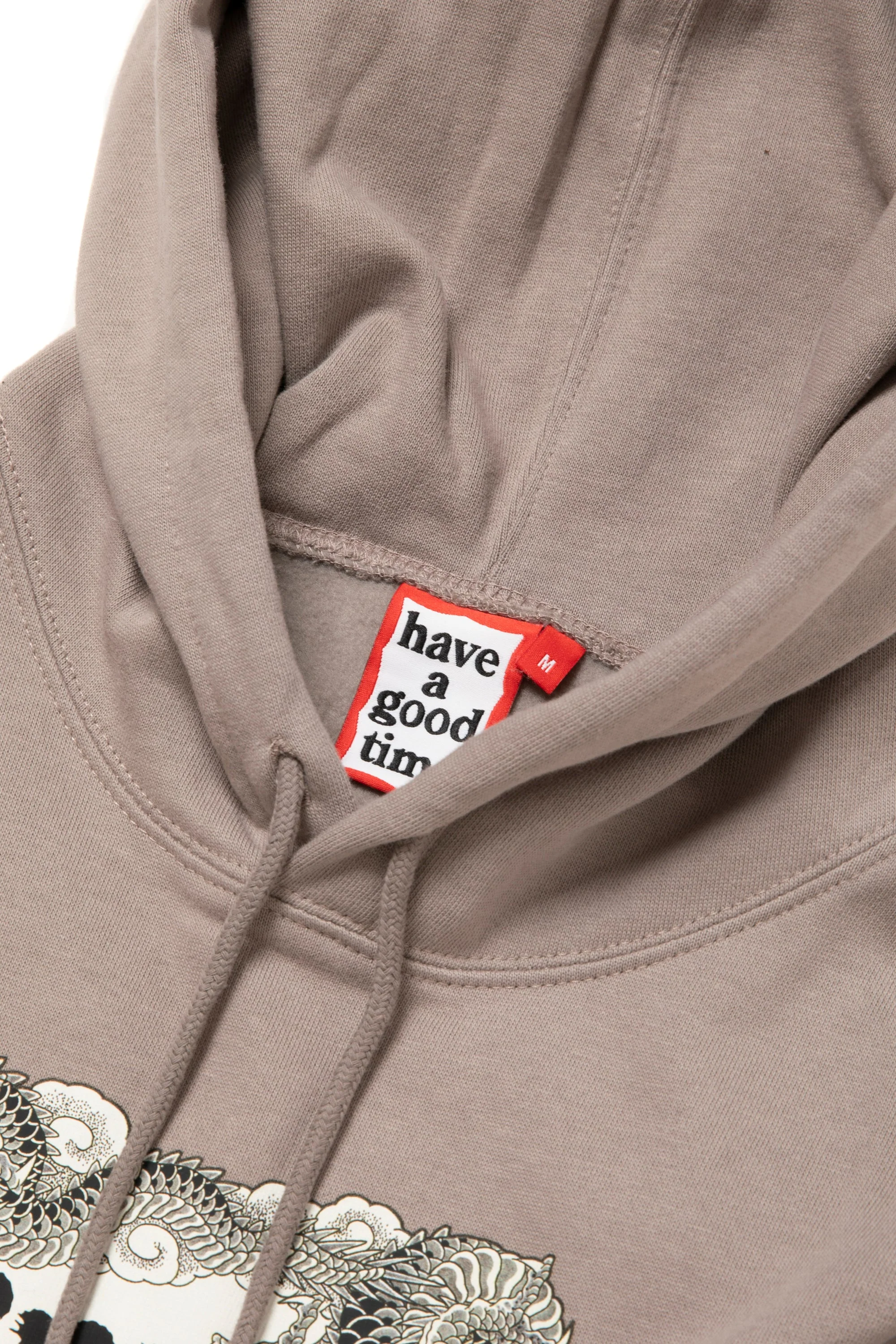 DRAGON FRAME PULLOVER HOODIE FL - GREIGE - Image 6