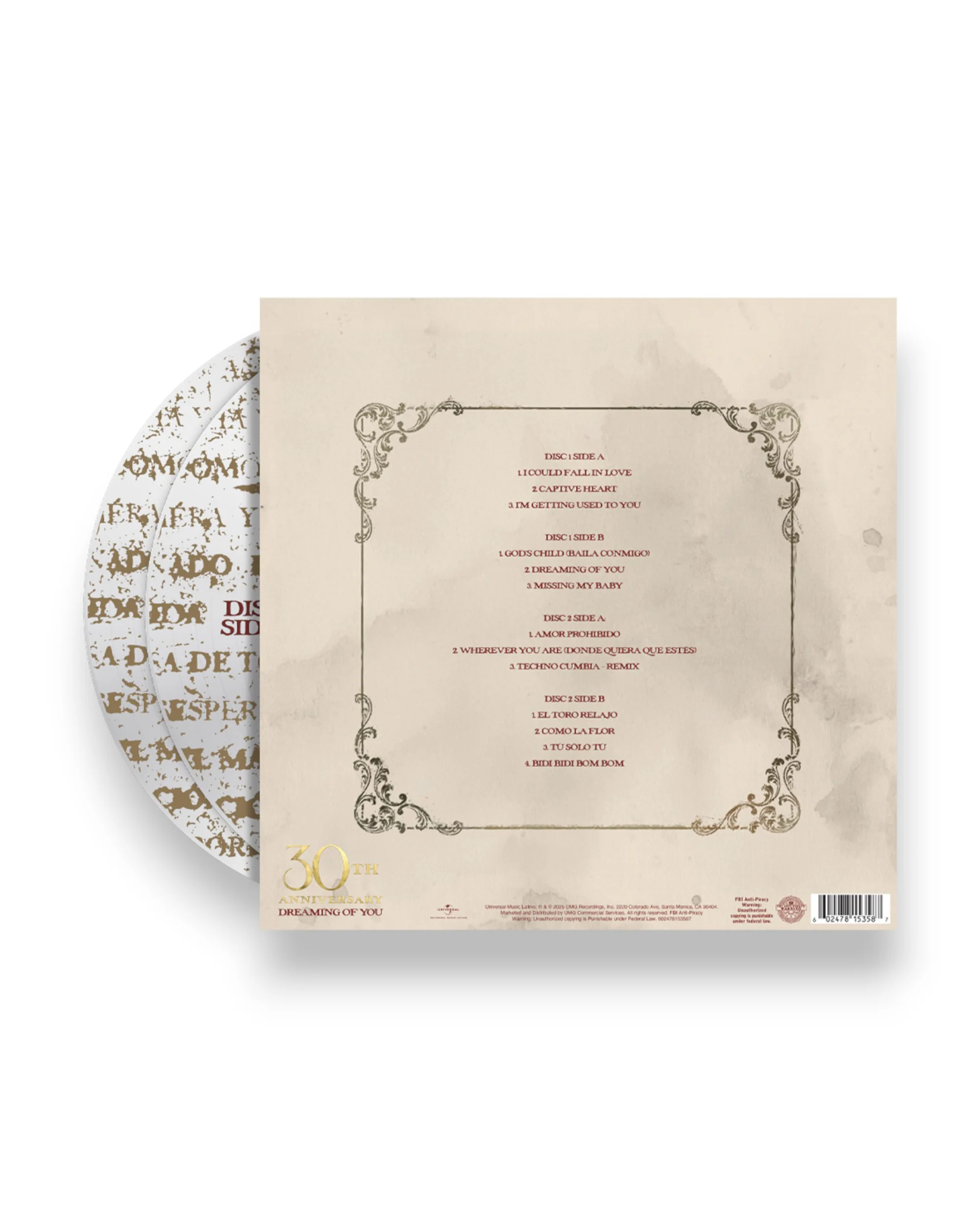 Dreaming of You (30th Anniversary) 2LP Vinyl - Image 2