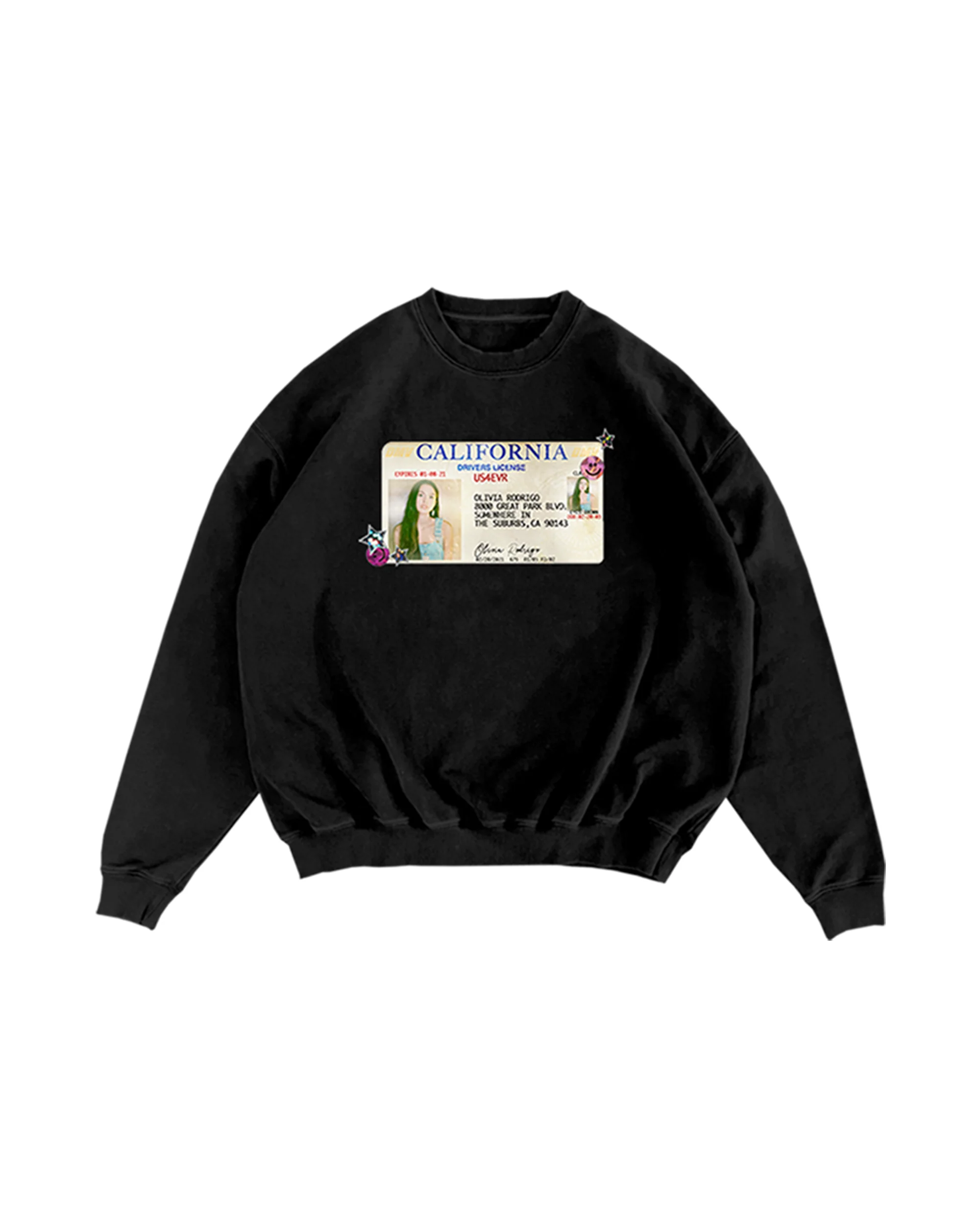 drivers license 5 year anniversary crewneck