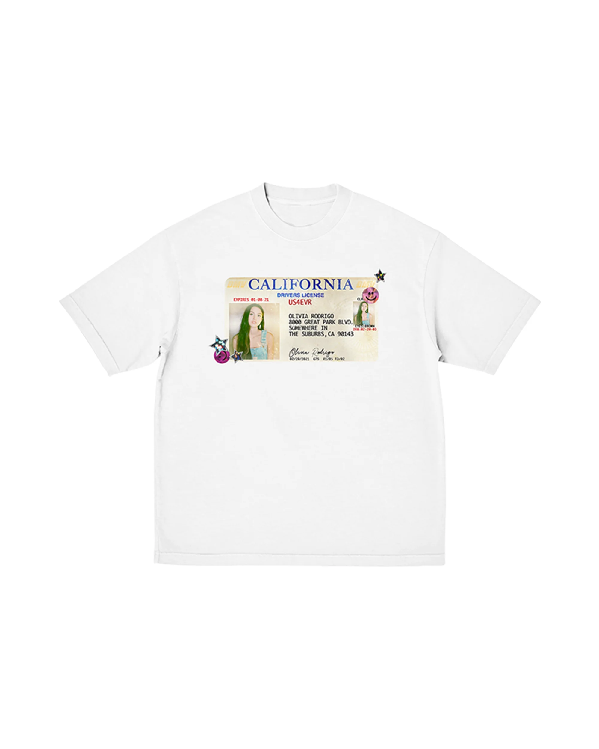 drivers license 5 year anniversary t-shirt