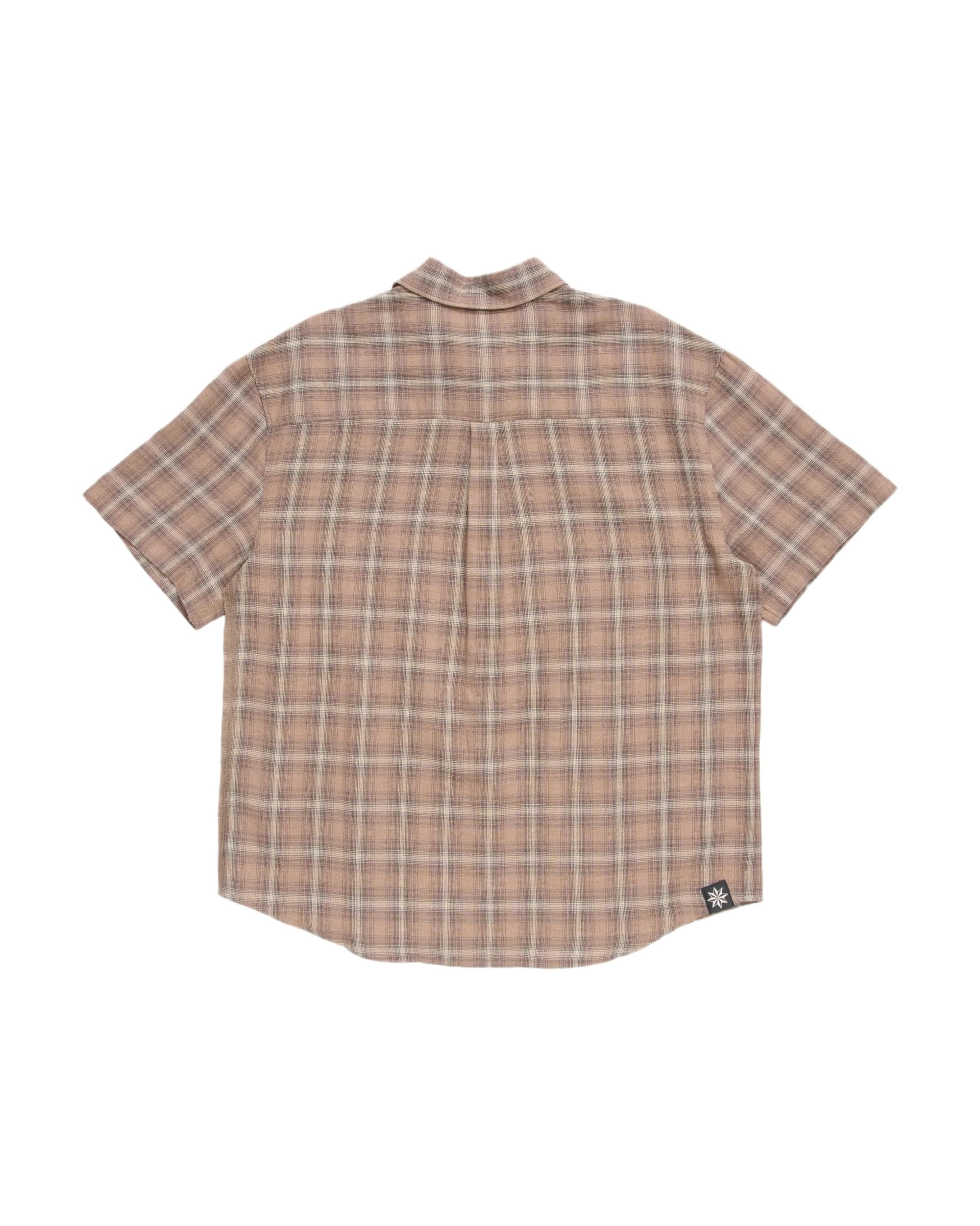 DROP SS SHIRT - BROWN CHECK - Image 2