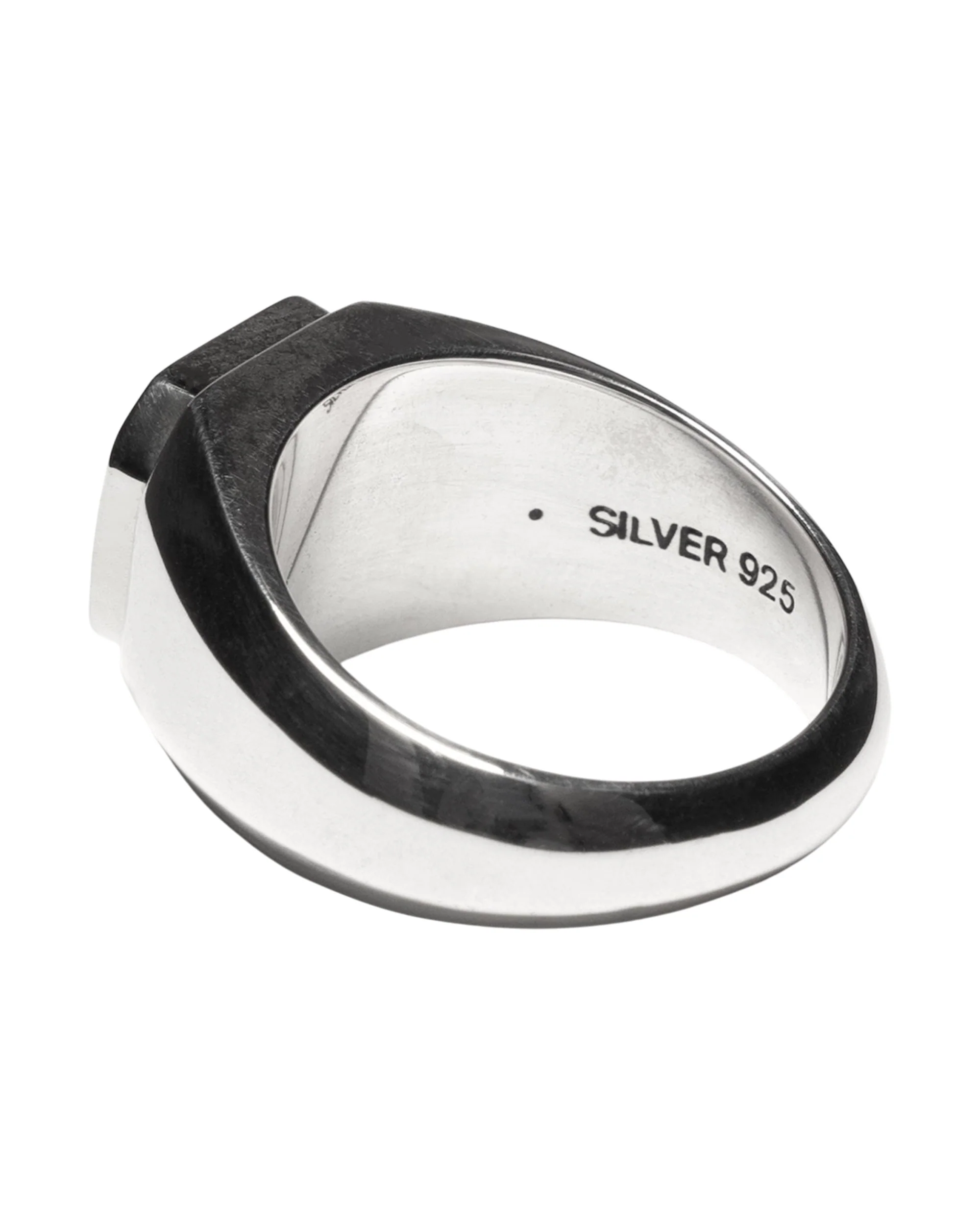 Duppy Signet Ring Silver/Mother of Pearl - Image 2