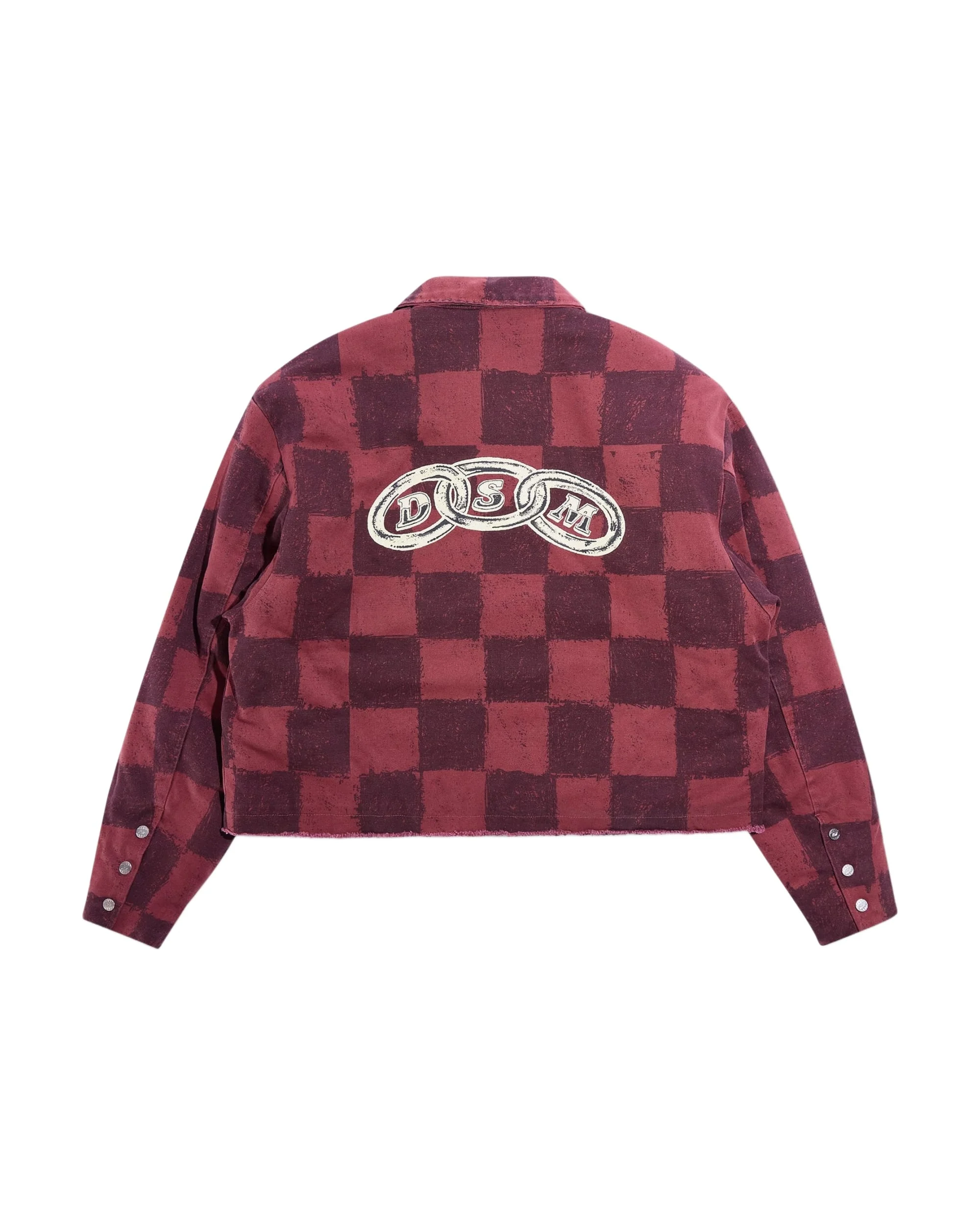 Dylan Jacket - Checkered Maroon - Image 2