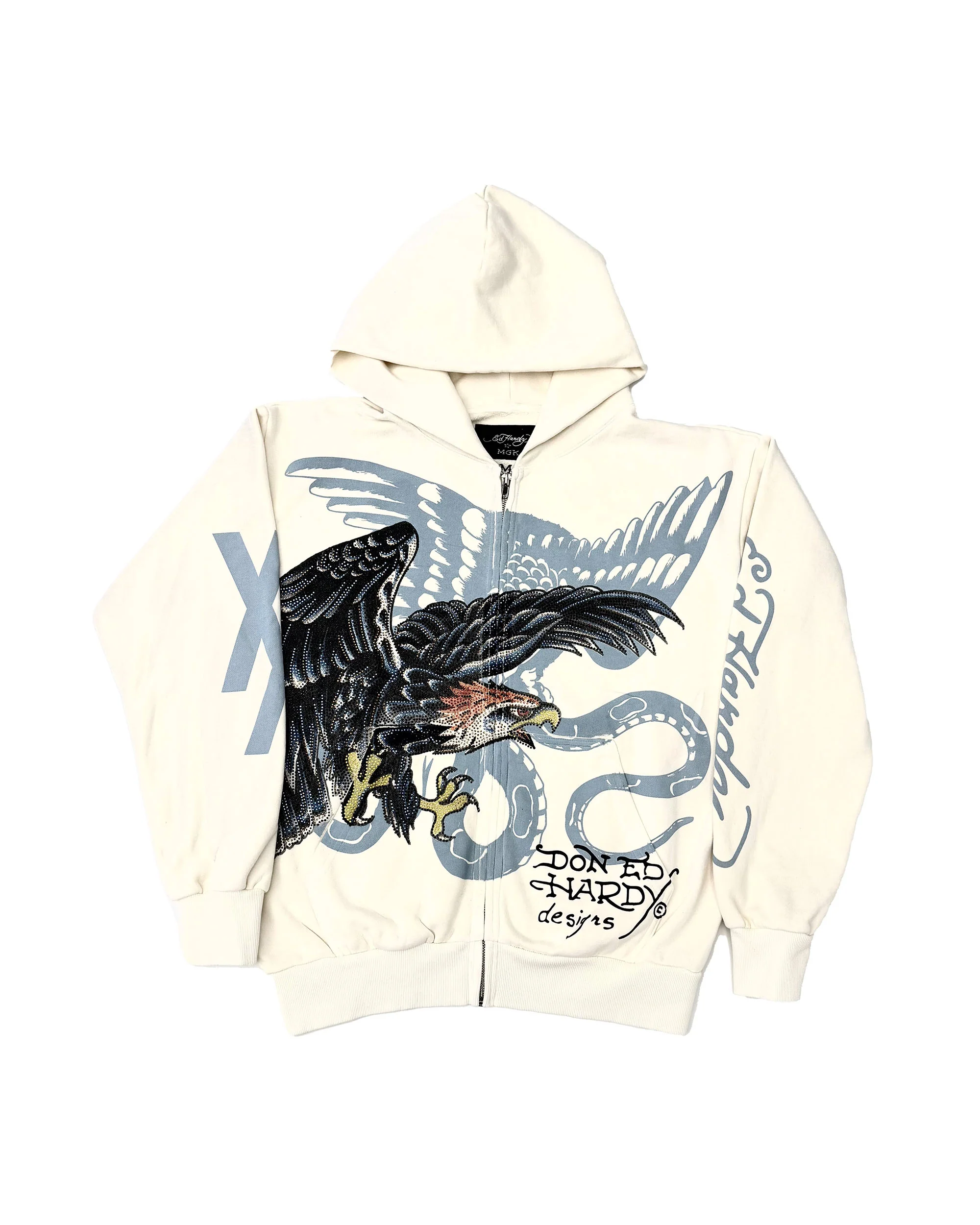 Eagle Rhinestone Hoodie