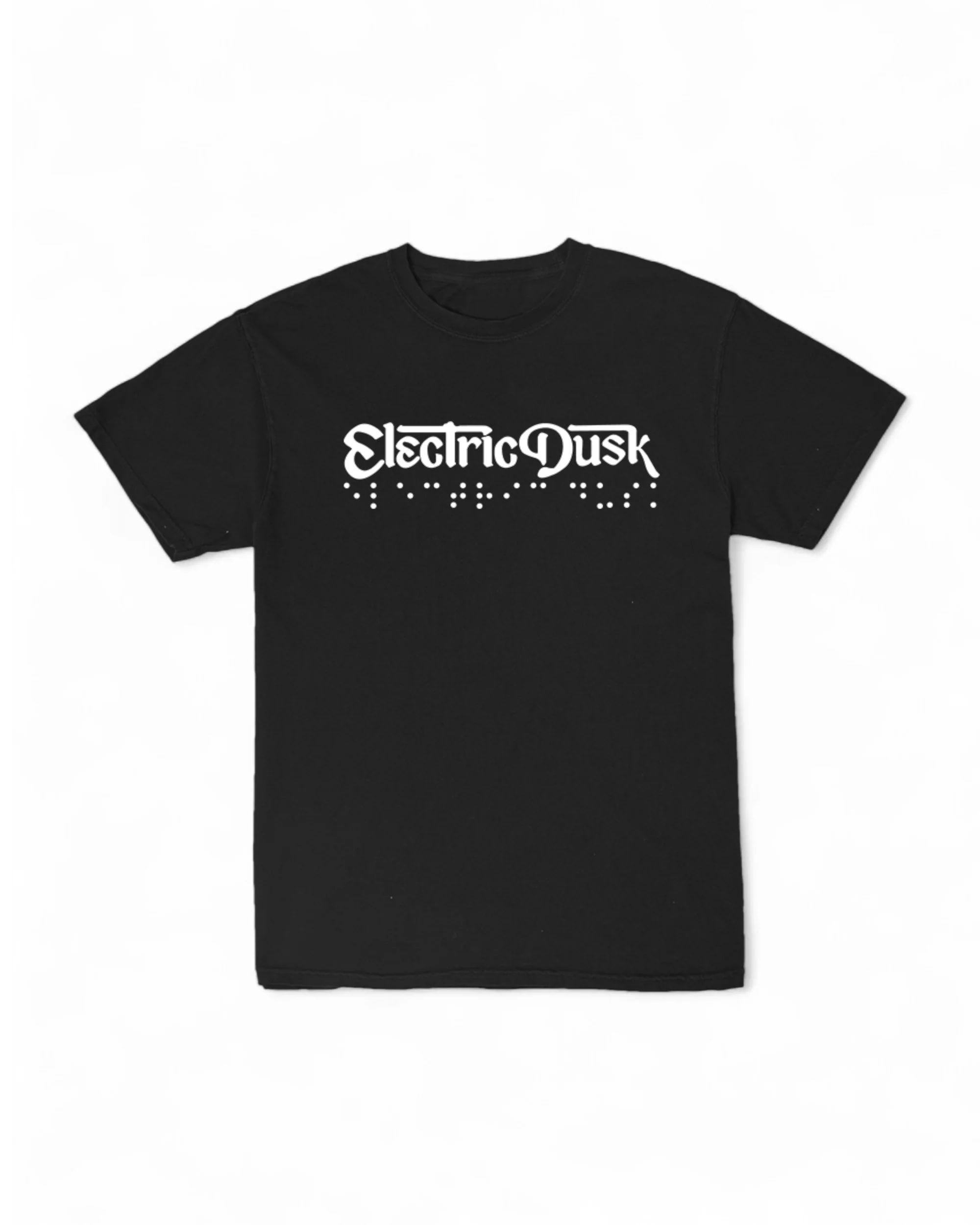 Electric Dusk Embroidered T-Shirt